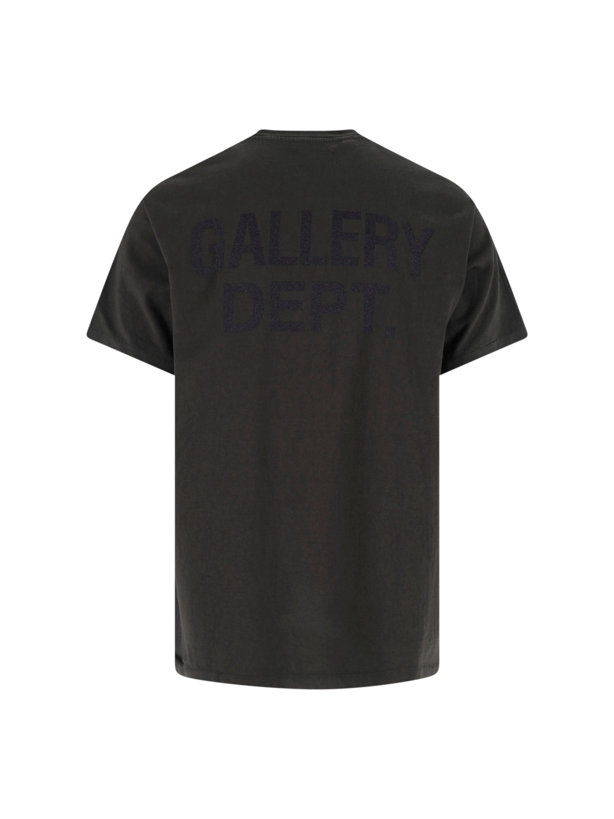 Black Vintage Distressed Logo T-Shirt