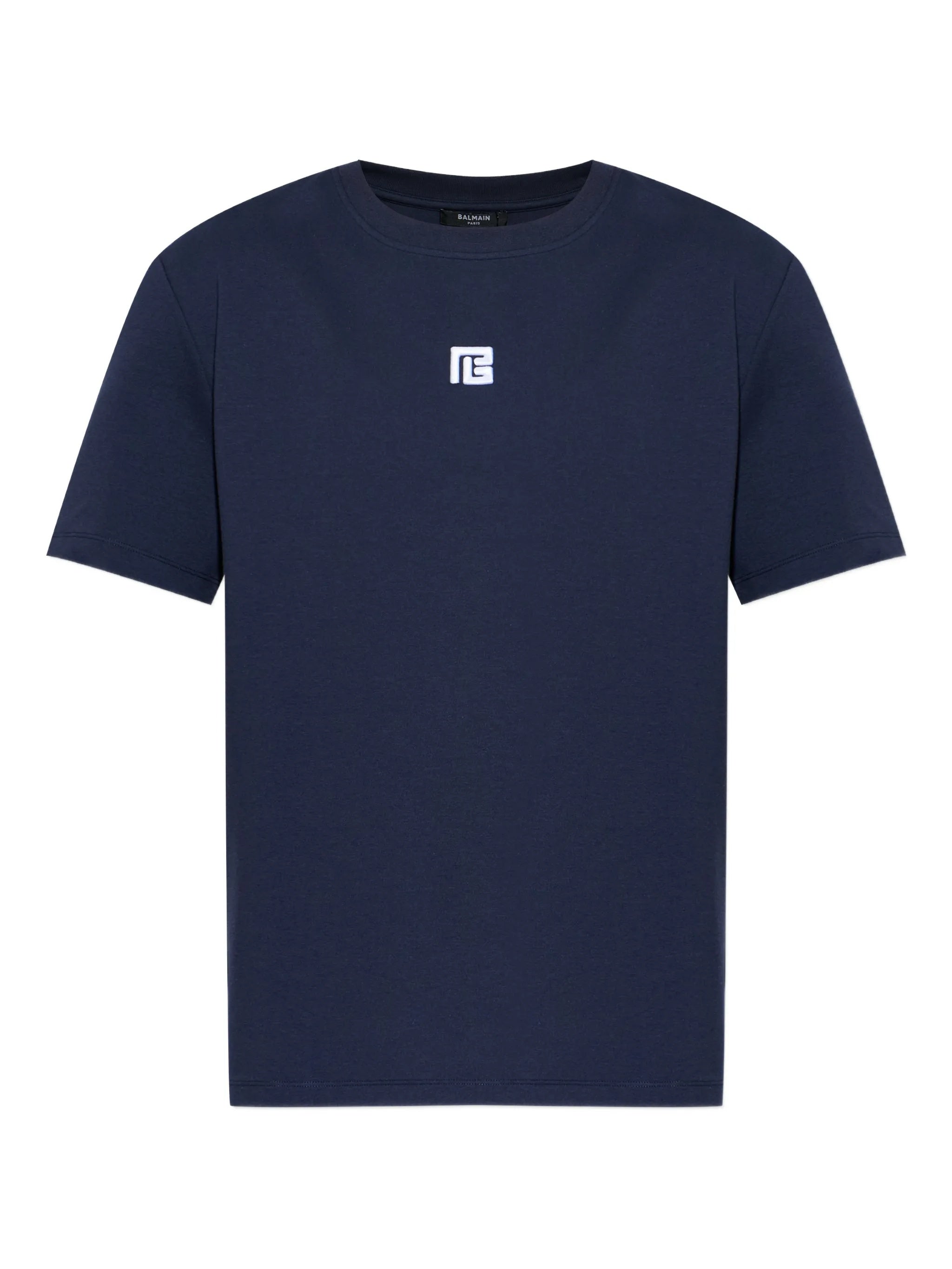 Blue Loose Ss Relaxed Logo T-Shirt