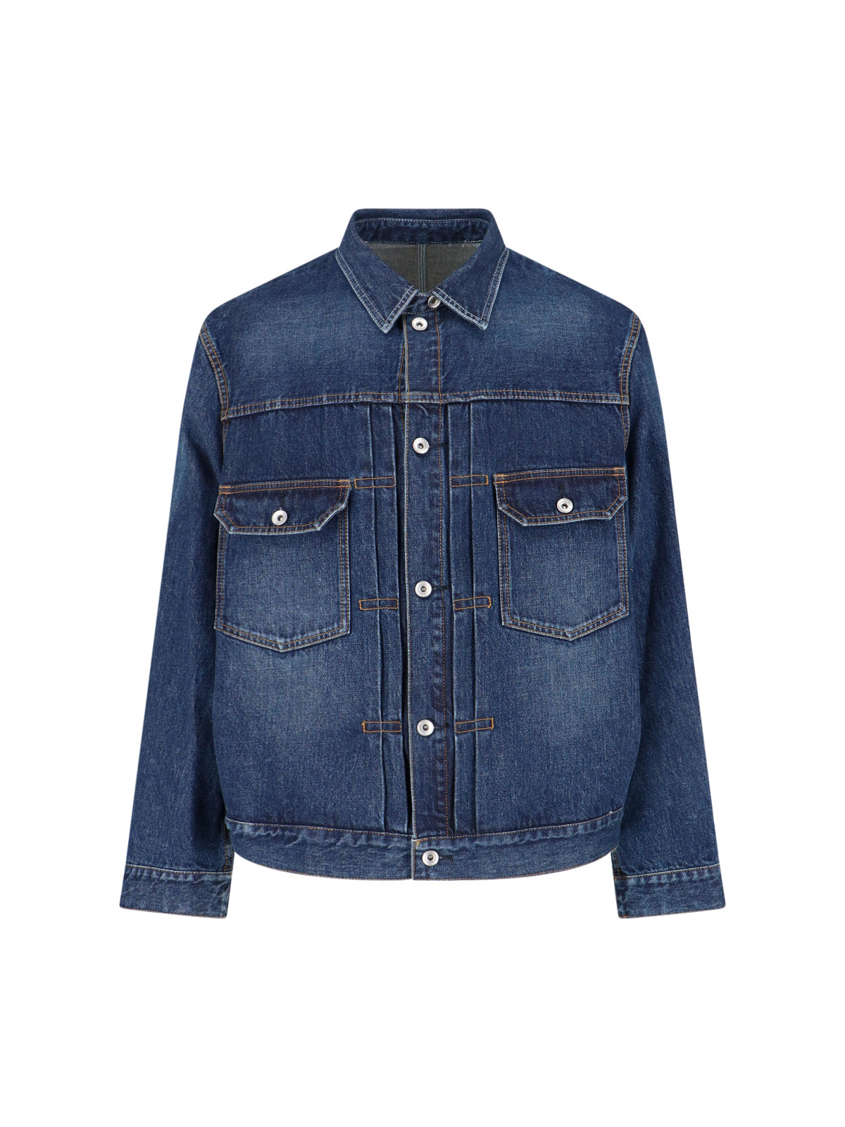 Layered Design Casual Jacket With Structured Silhouette