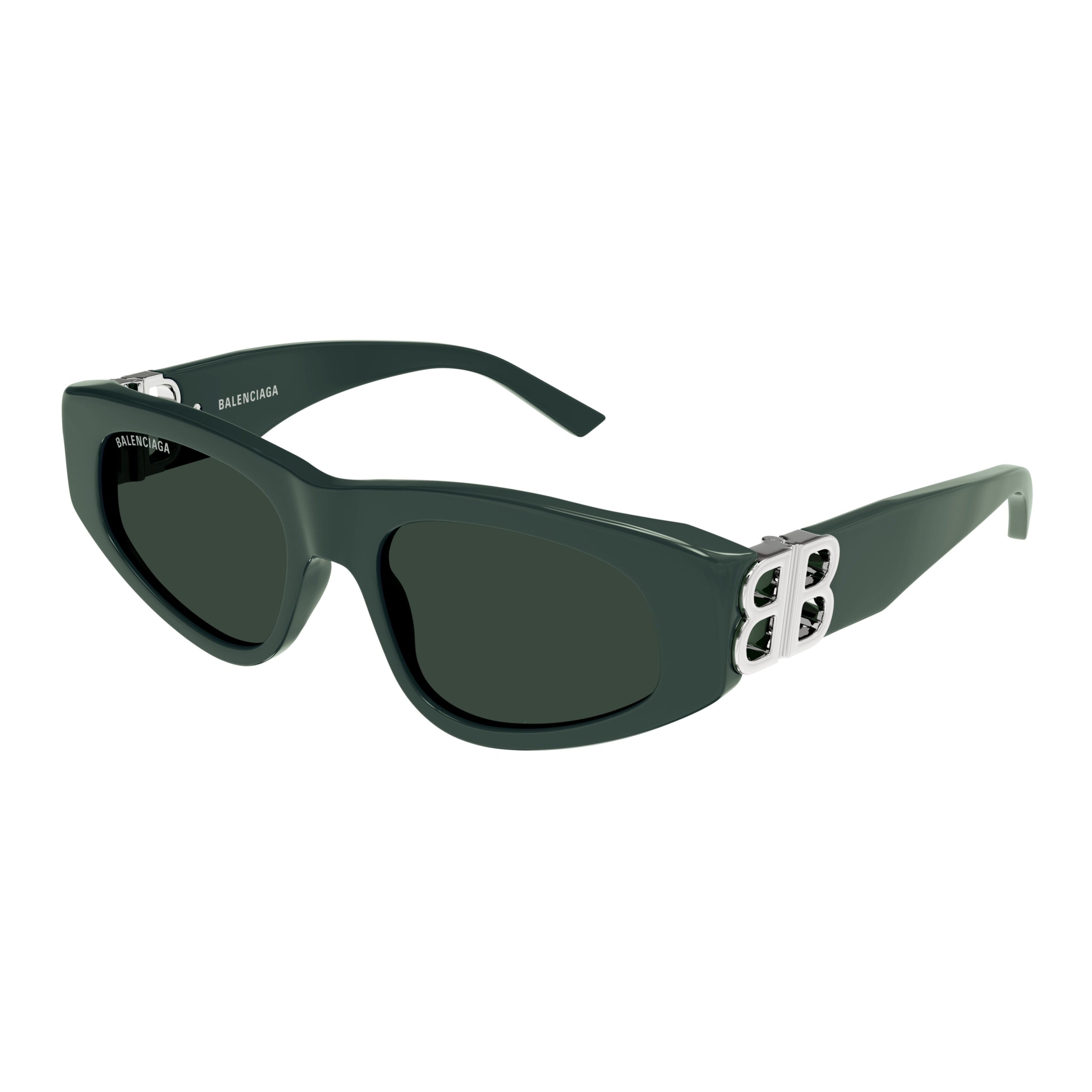 Bb0095s Narrow Rectangular Frame Sunglasses
