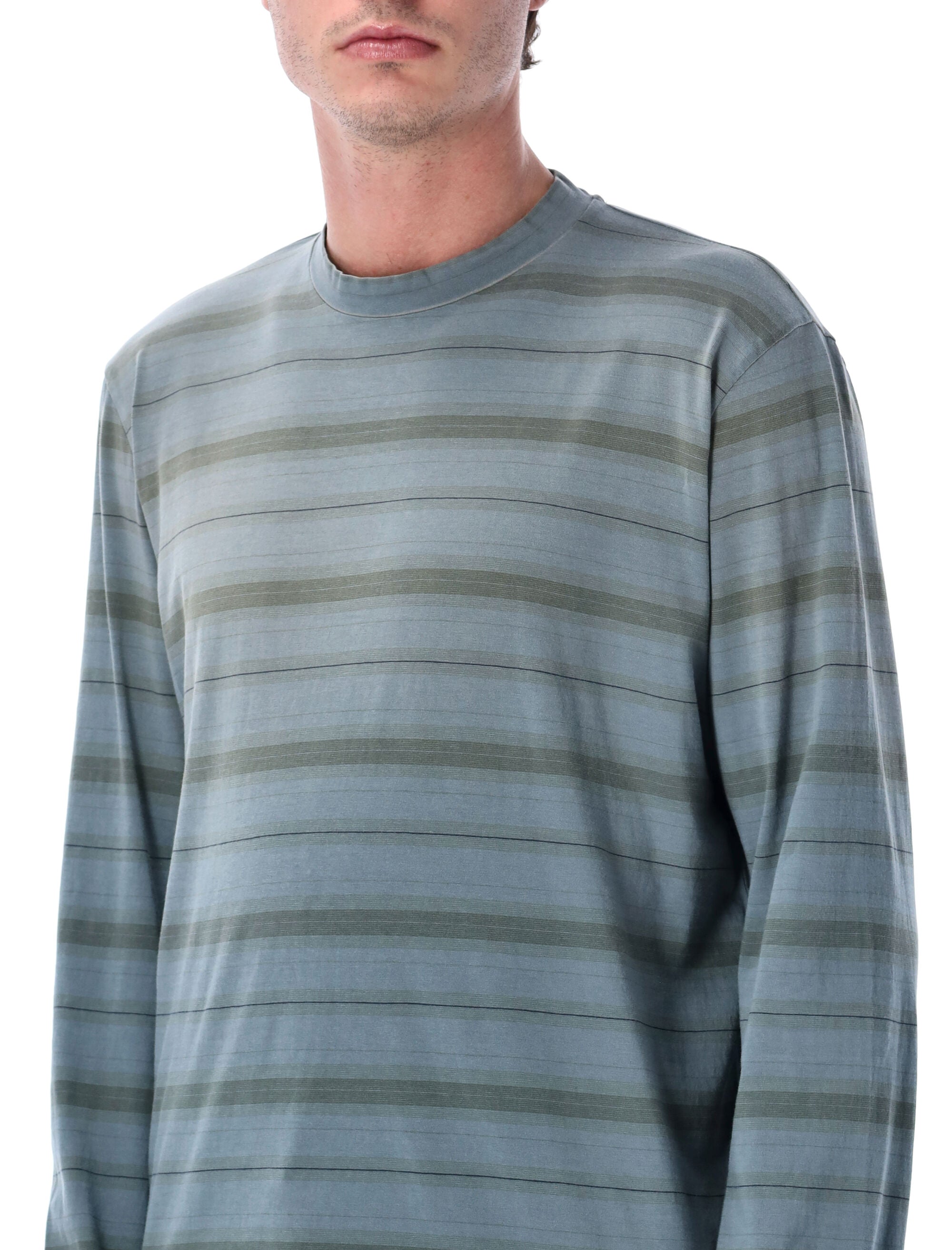 Box Long Sleeve Striped Tee