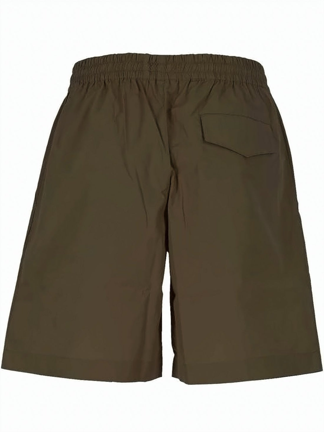 Brown Cotton Shorts and Elastic Waistband