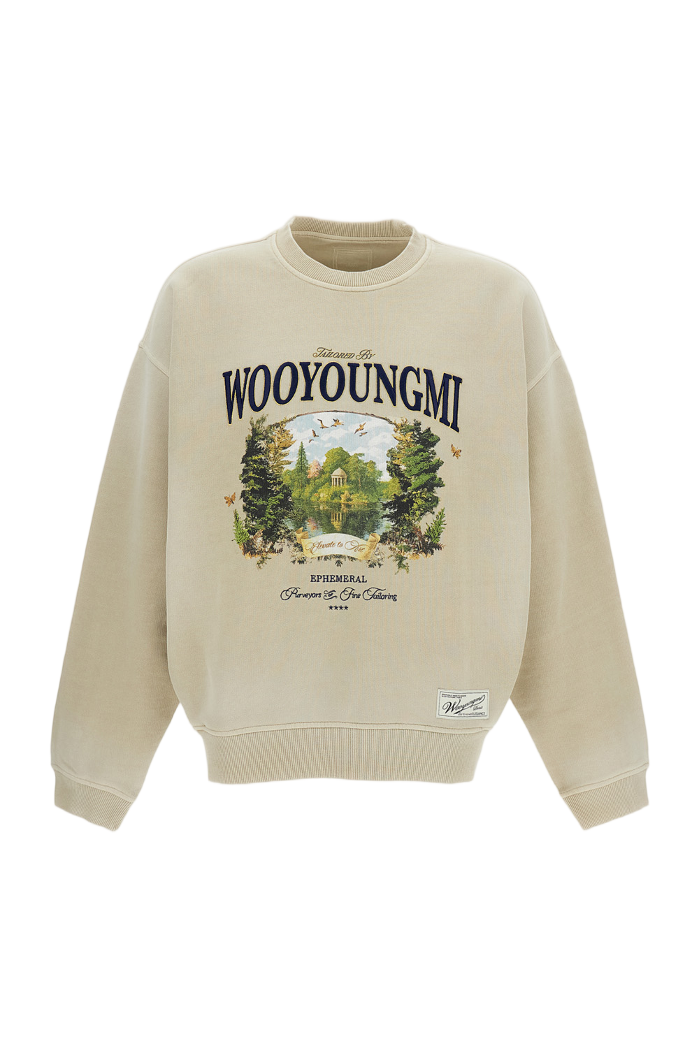 Oversized Cotton Crewneck Sweatshirt
