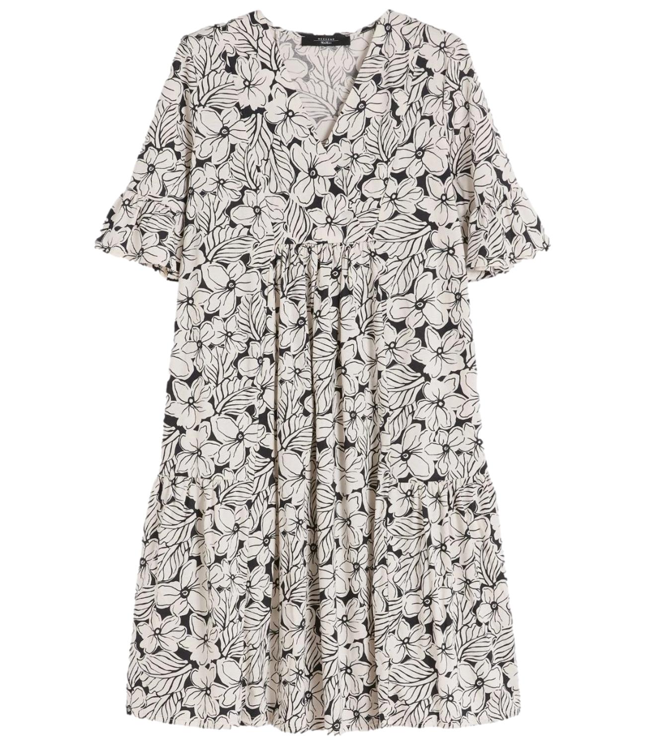 Hawaii Black Wkdfuoco Lyocell Dress
