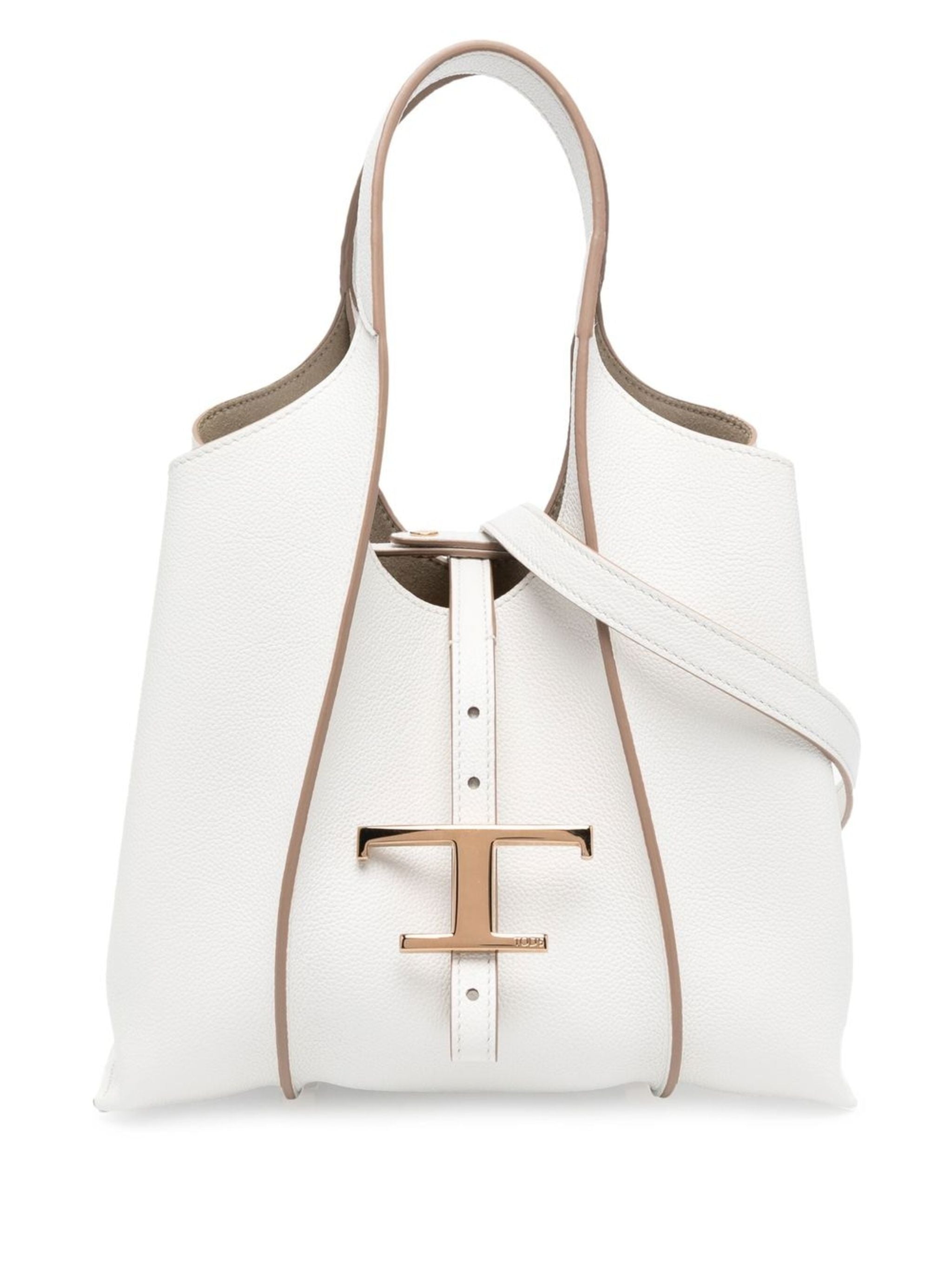 White Shopping T Timeless Leather Handbag