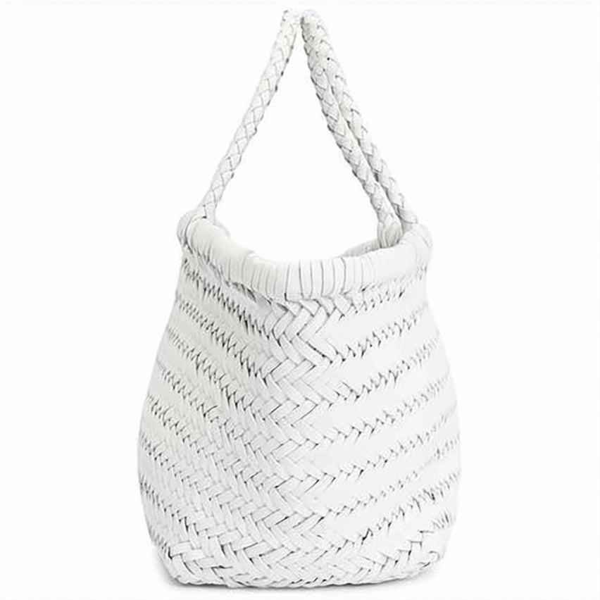 Woven Calf Leather Shoulder Bag