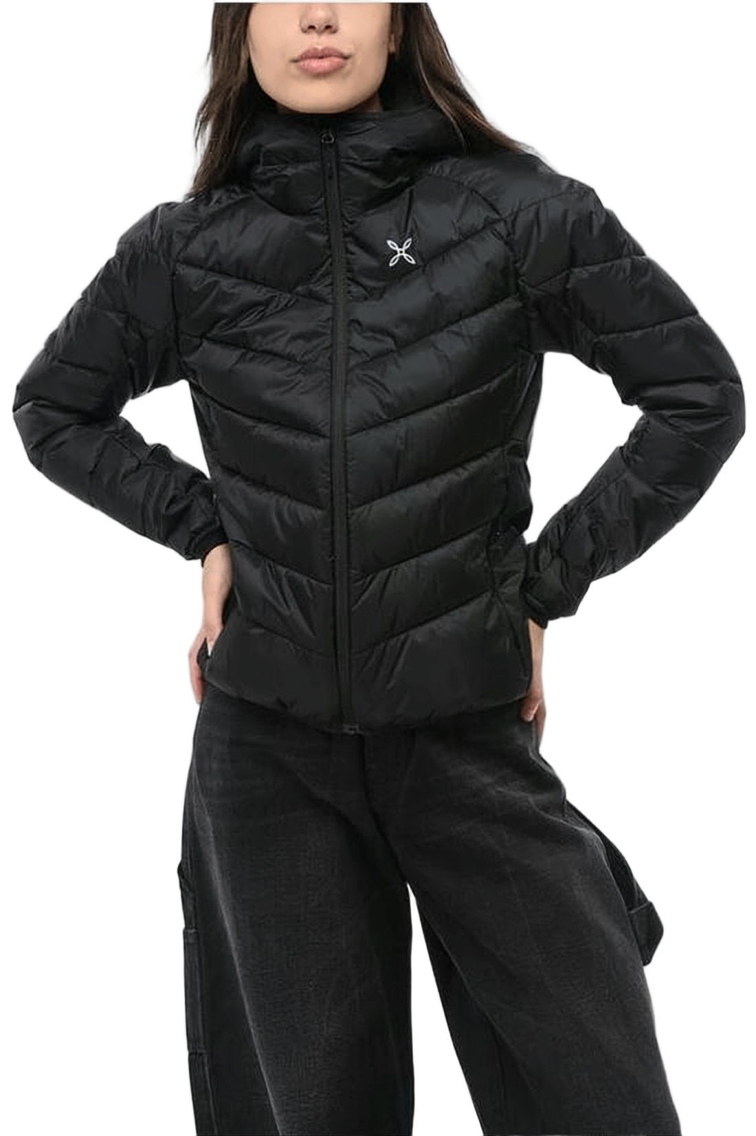 Quilted Short Padded Jacket with High Collar