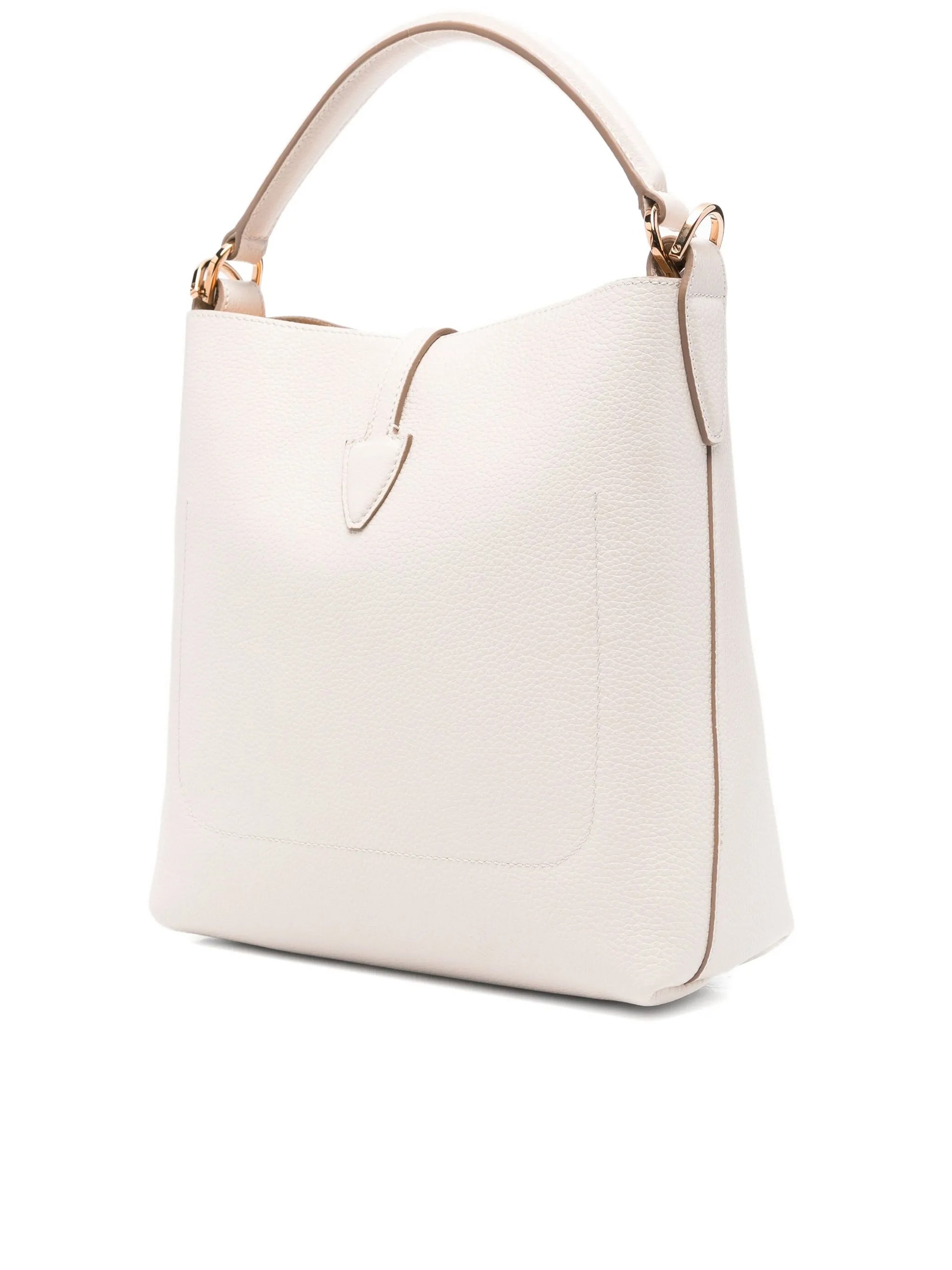 Neutral Secchiello T Timeless Pebbled Handbag