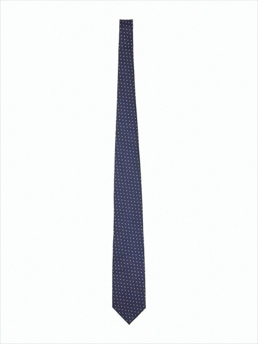 Deep Blue Slim Silk Tie