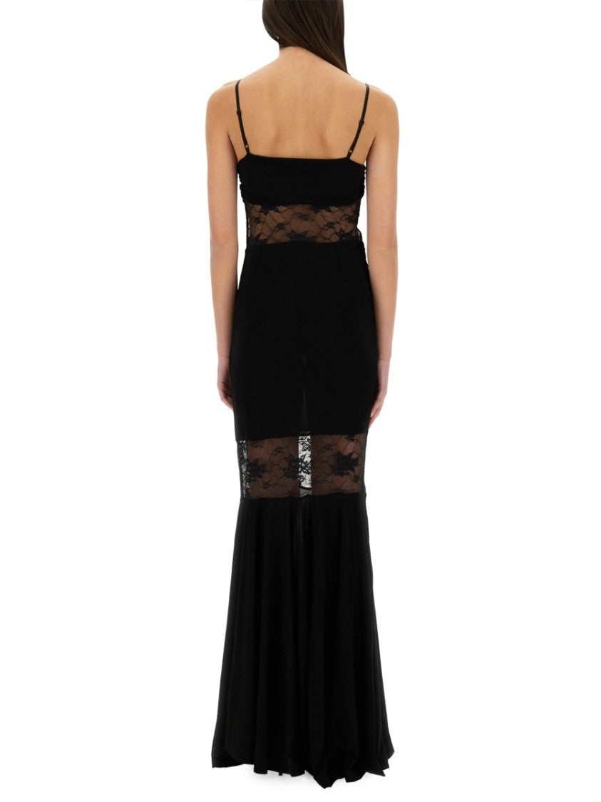 Mermaid Dress With Lace Inserts