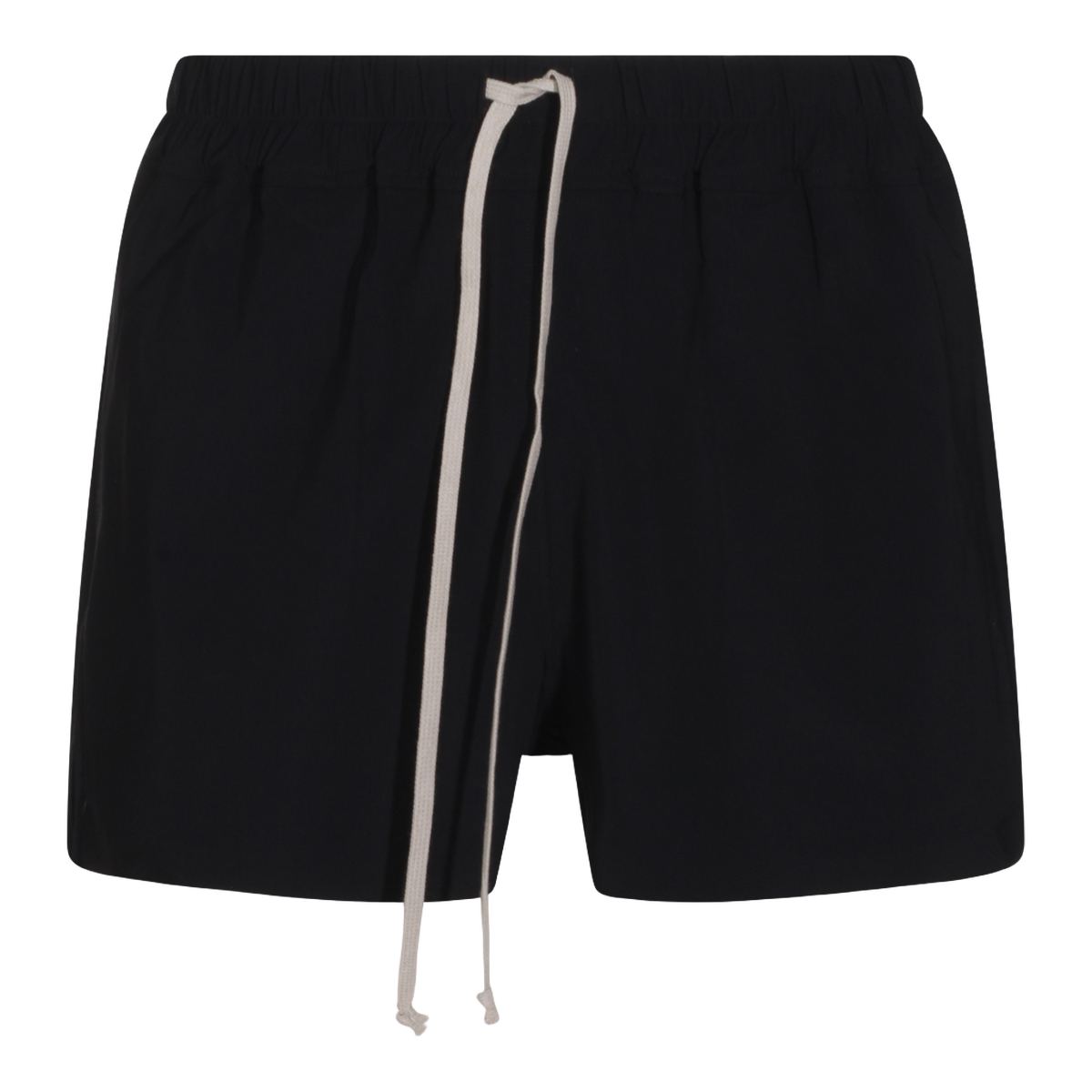Black Shorts with Contrasting Drawstring