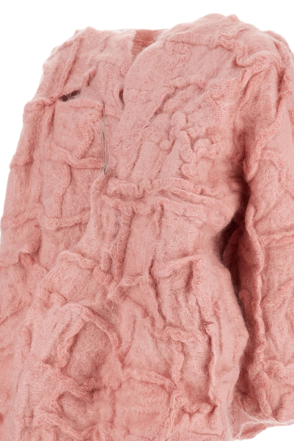 Textured Mosaic Wool Blend Jacket by Daniela Gregis