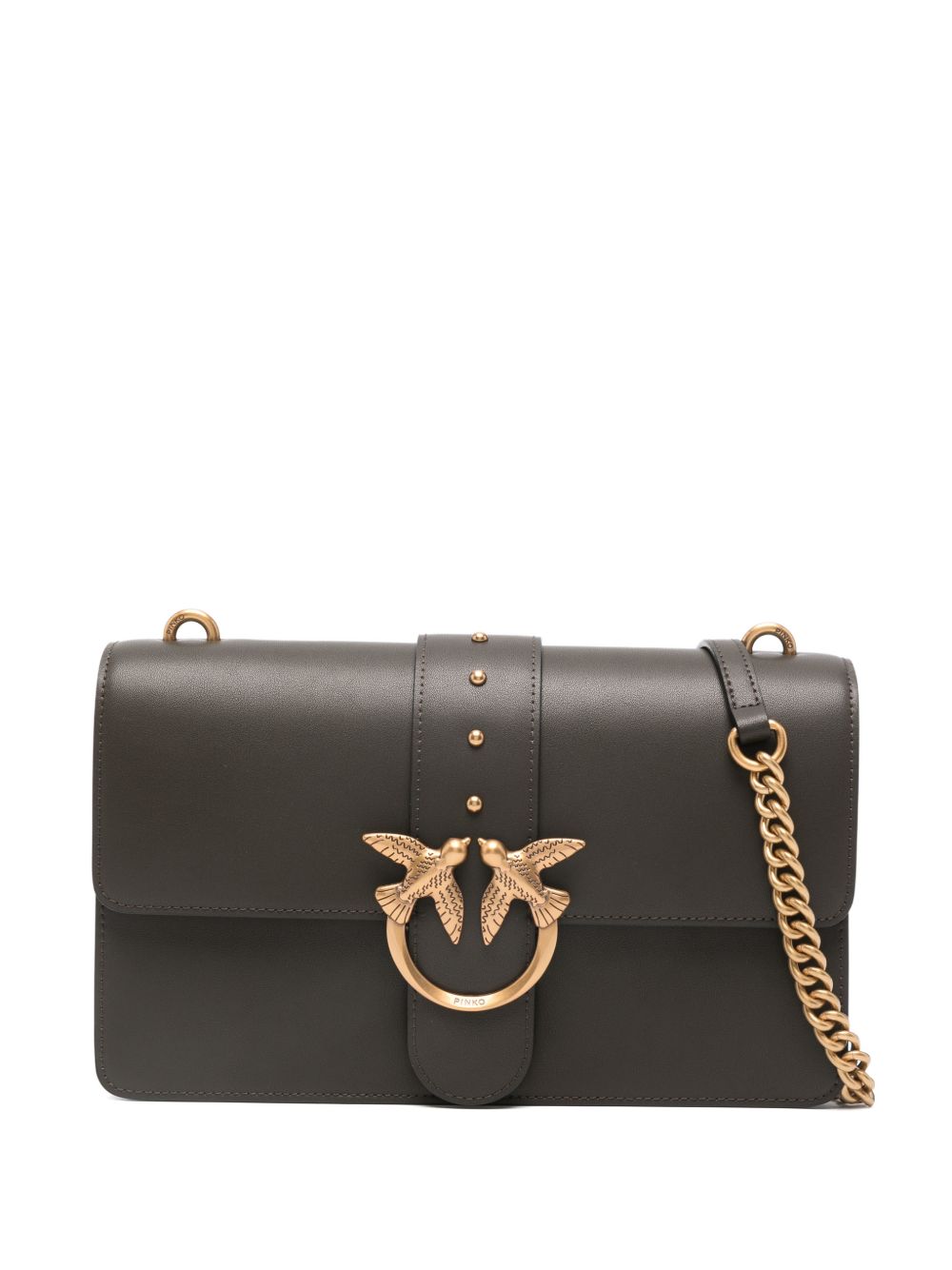 Rectangular Structured Bag With Signature Bird Clasp