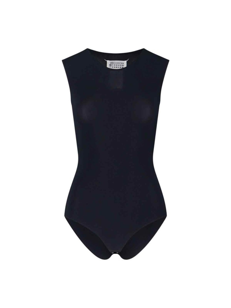High Neck Bodysuit With Minimalist Design And Unique Back Detail