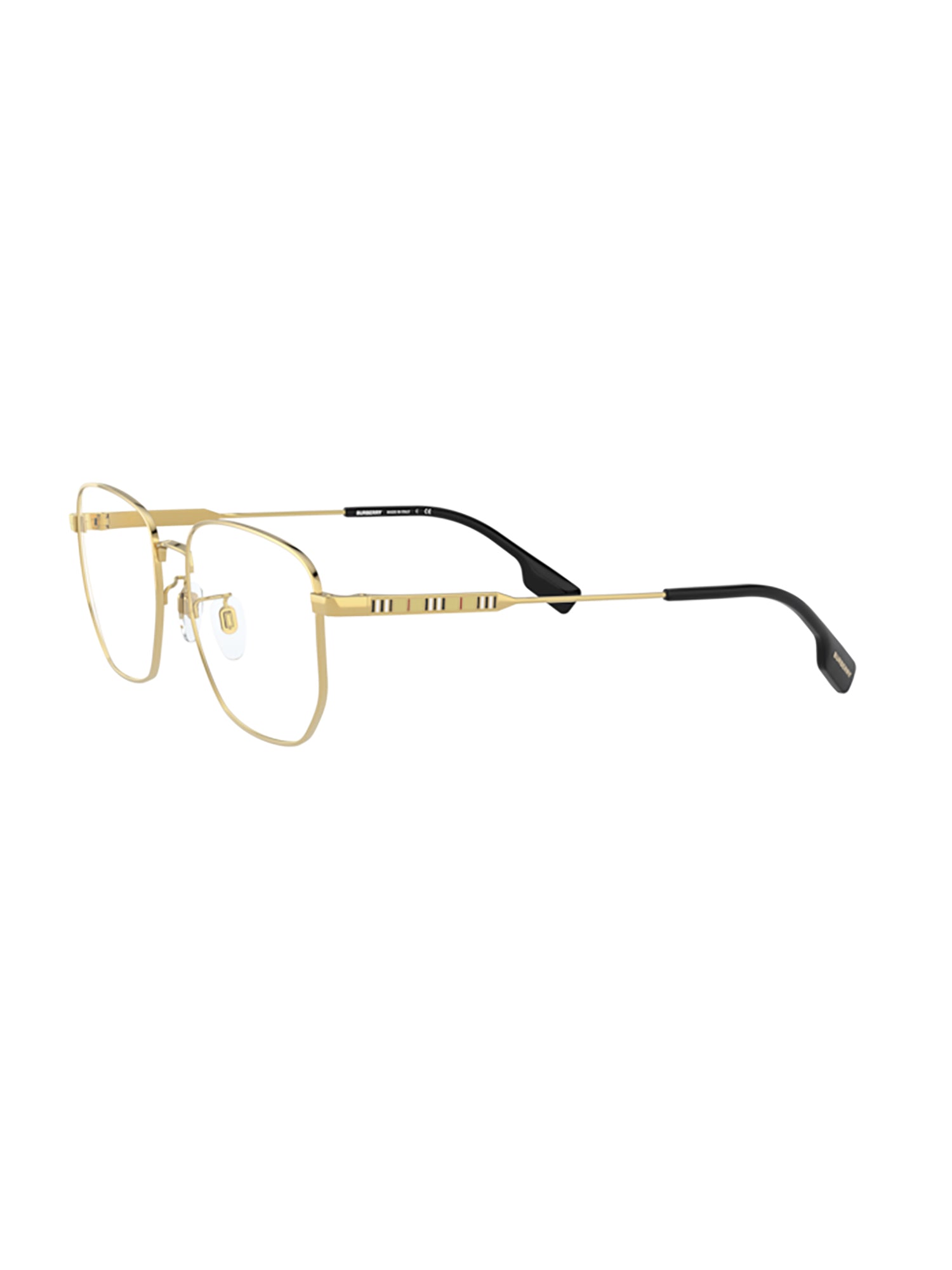 Refined Square Optical Frames with Metallic Finish