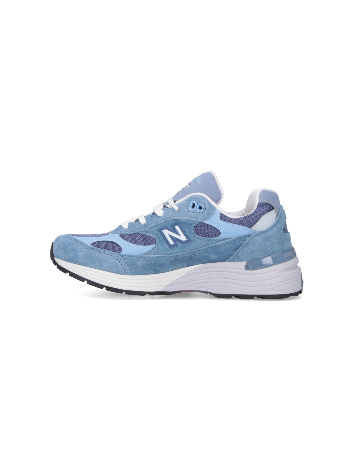 Suede Sneakers With Rounded Toe