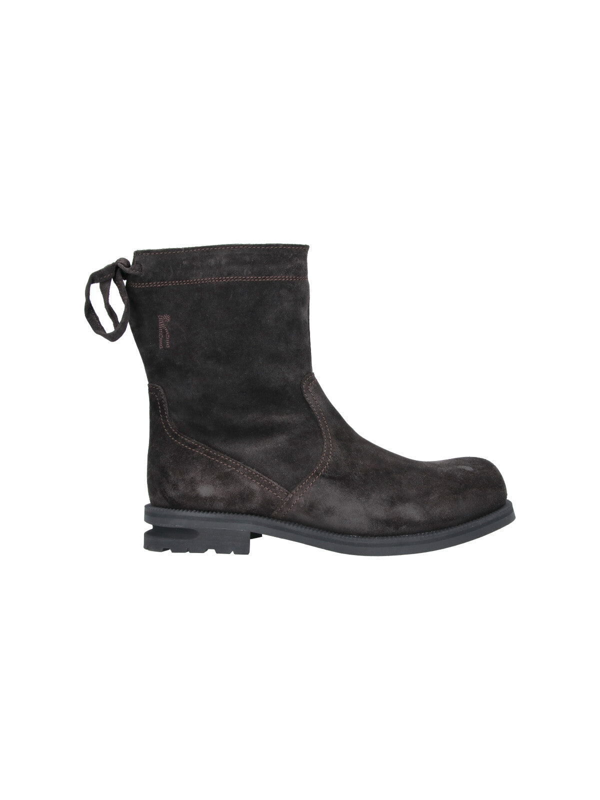 Brown Farkas Suede Side Zip Boots