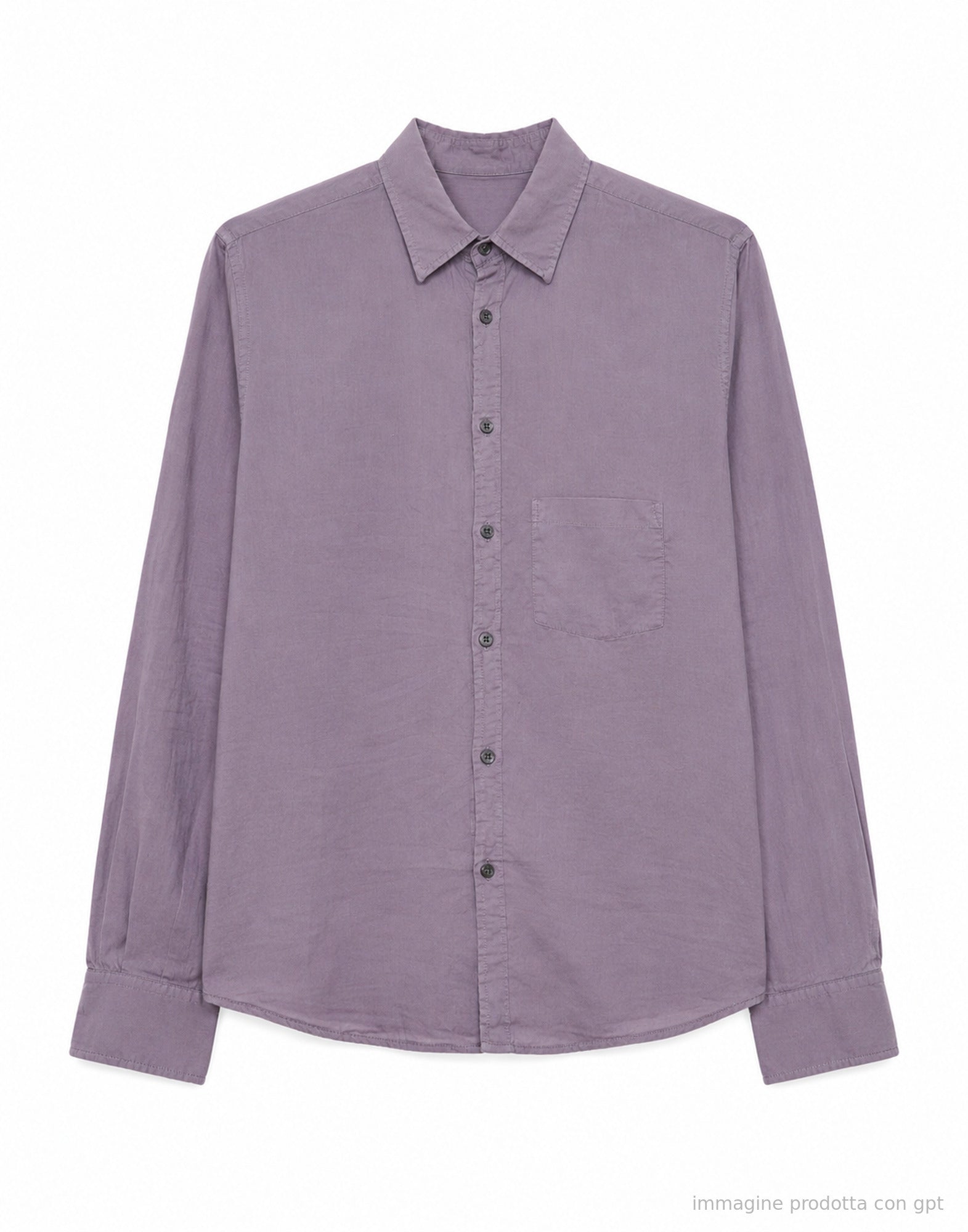 Grey Sid Cotton Casual Relaxed Shirt