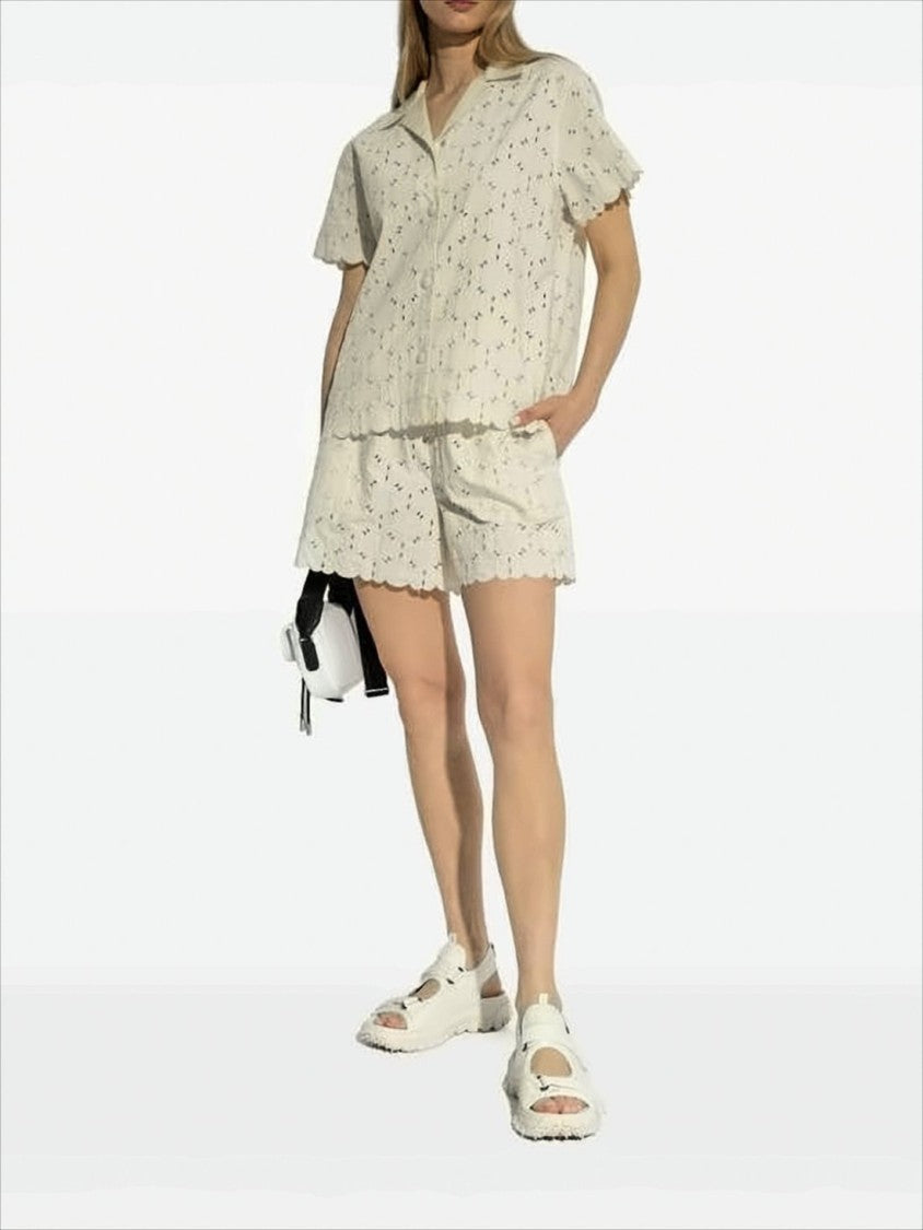 Rugged Textured White Sandals With Adjustable Straps