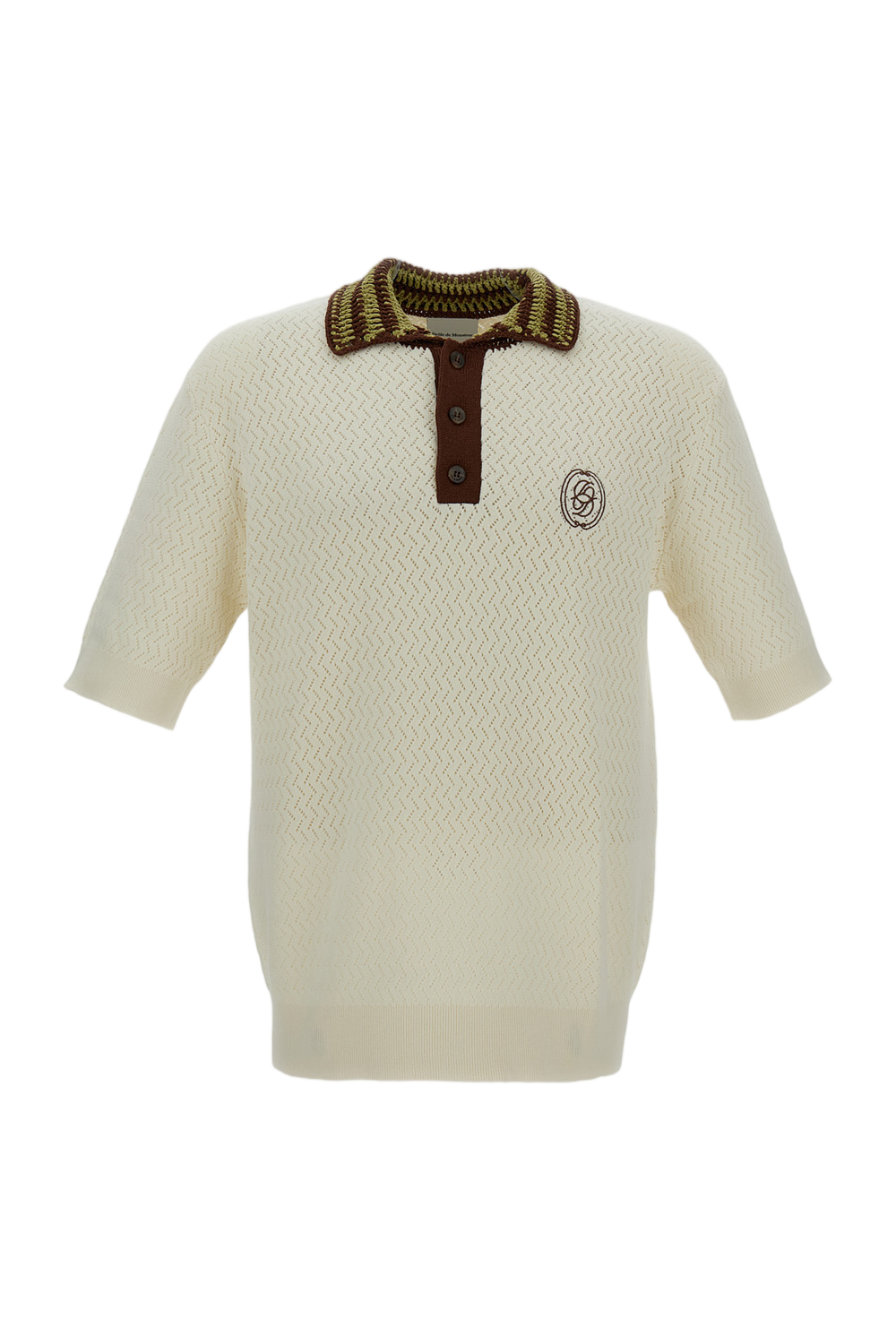 Ajouré D Miroir Knit Polo Shirt