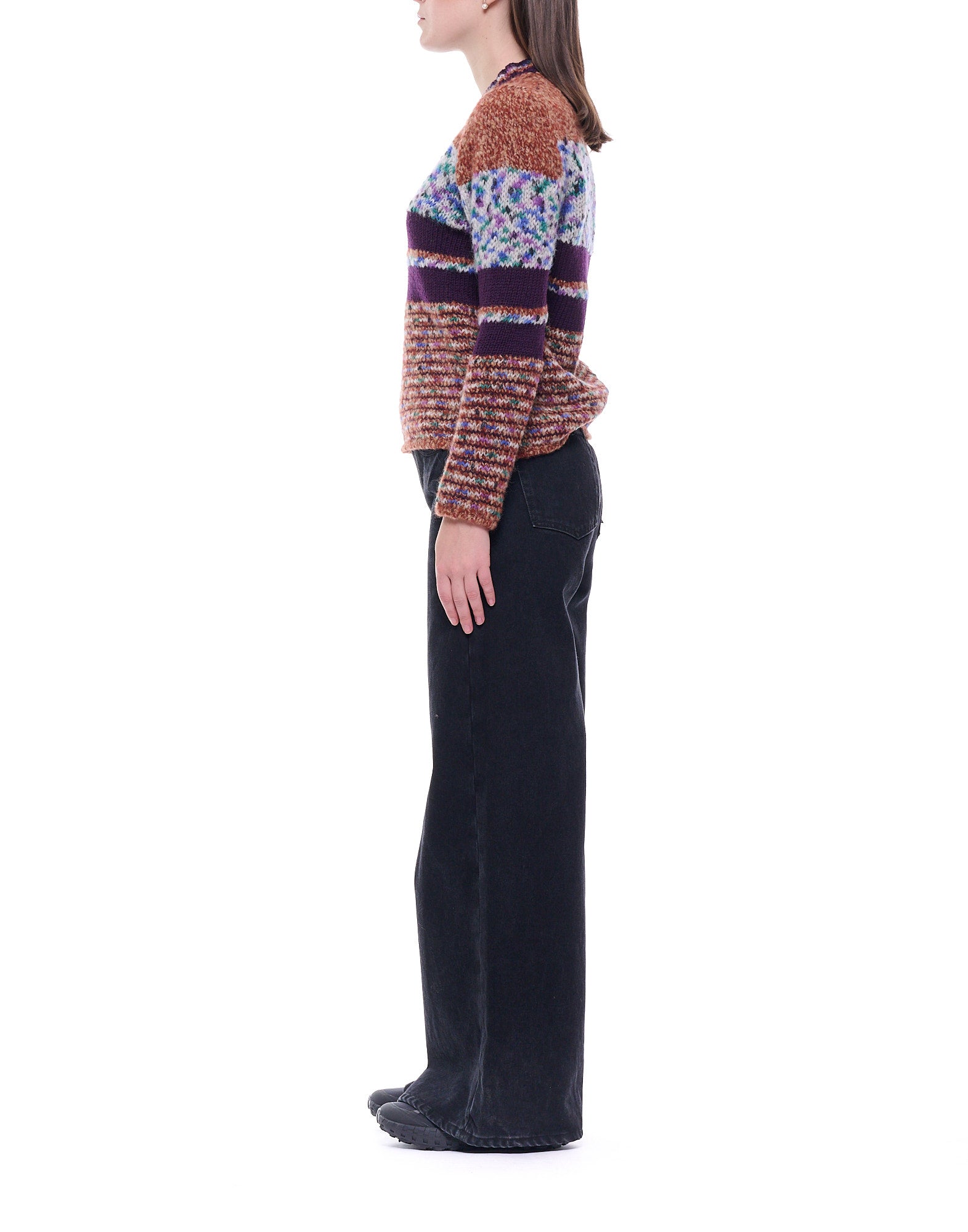 Multicolor Striped Wool Sweater