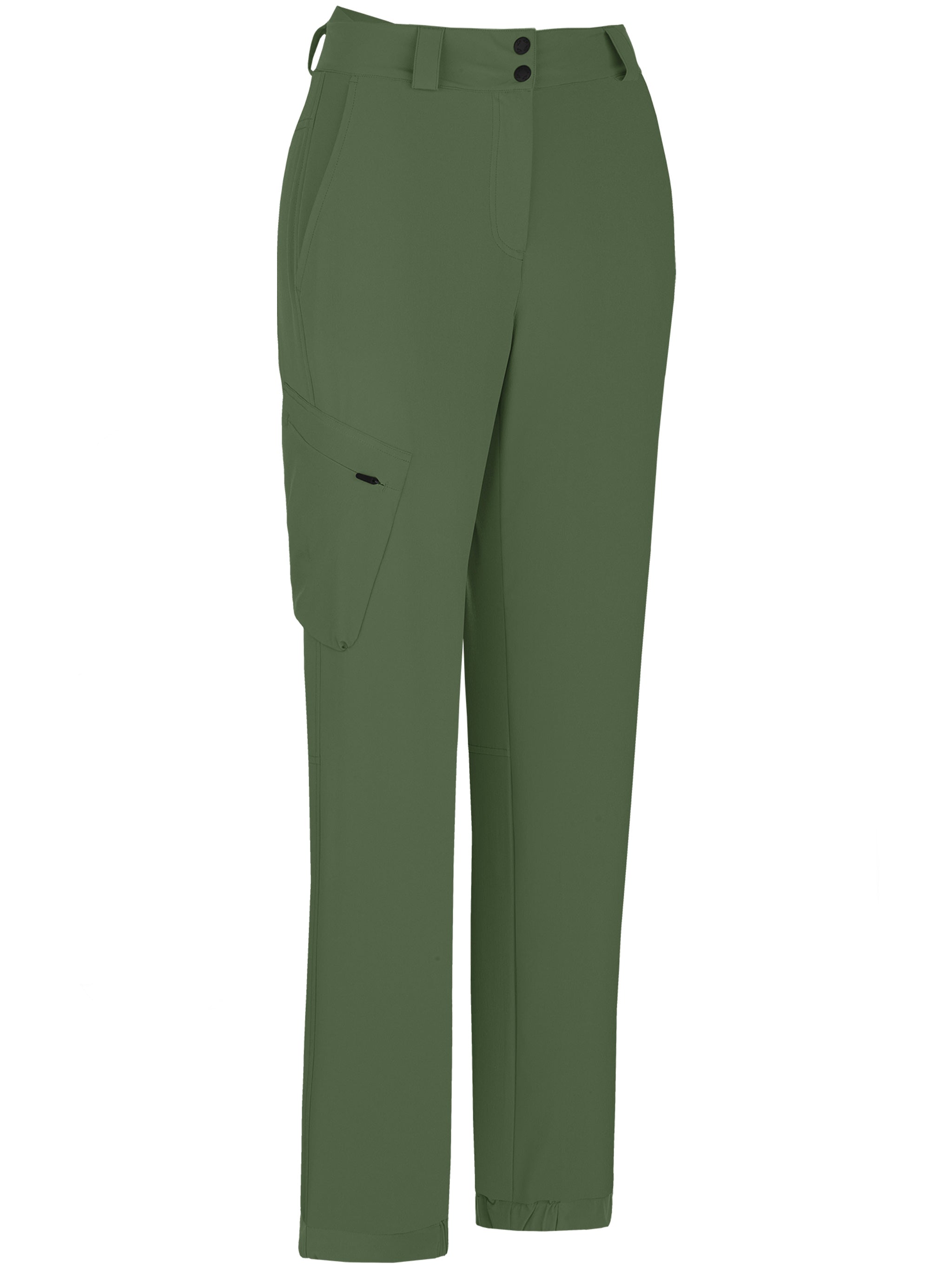 Olive Serena Travel Relaxed Cargo Pants