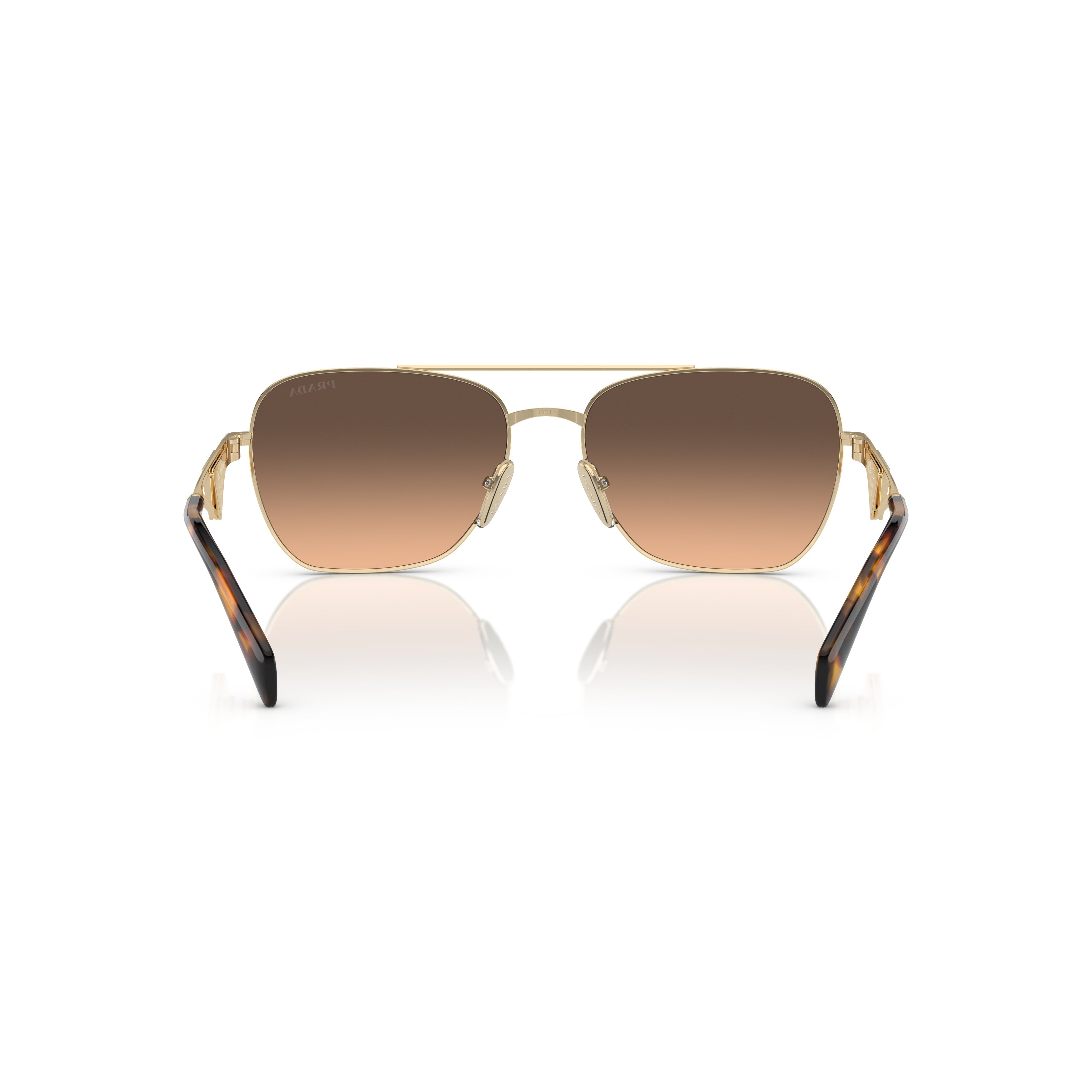 0pr A50s Rectangular Gradient Brown Lenses