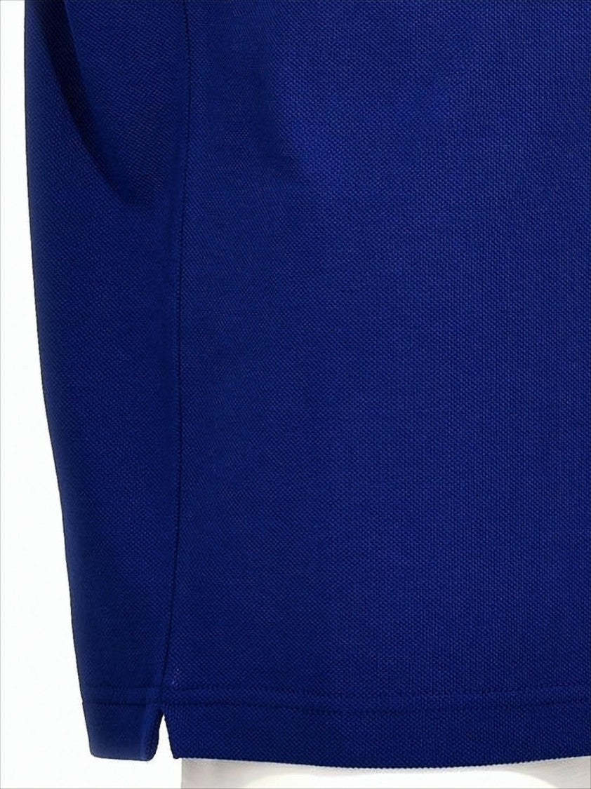 Short-Sleeve Polo Shirt with Structured Collar