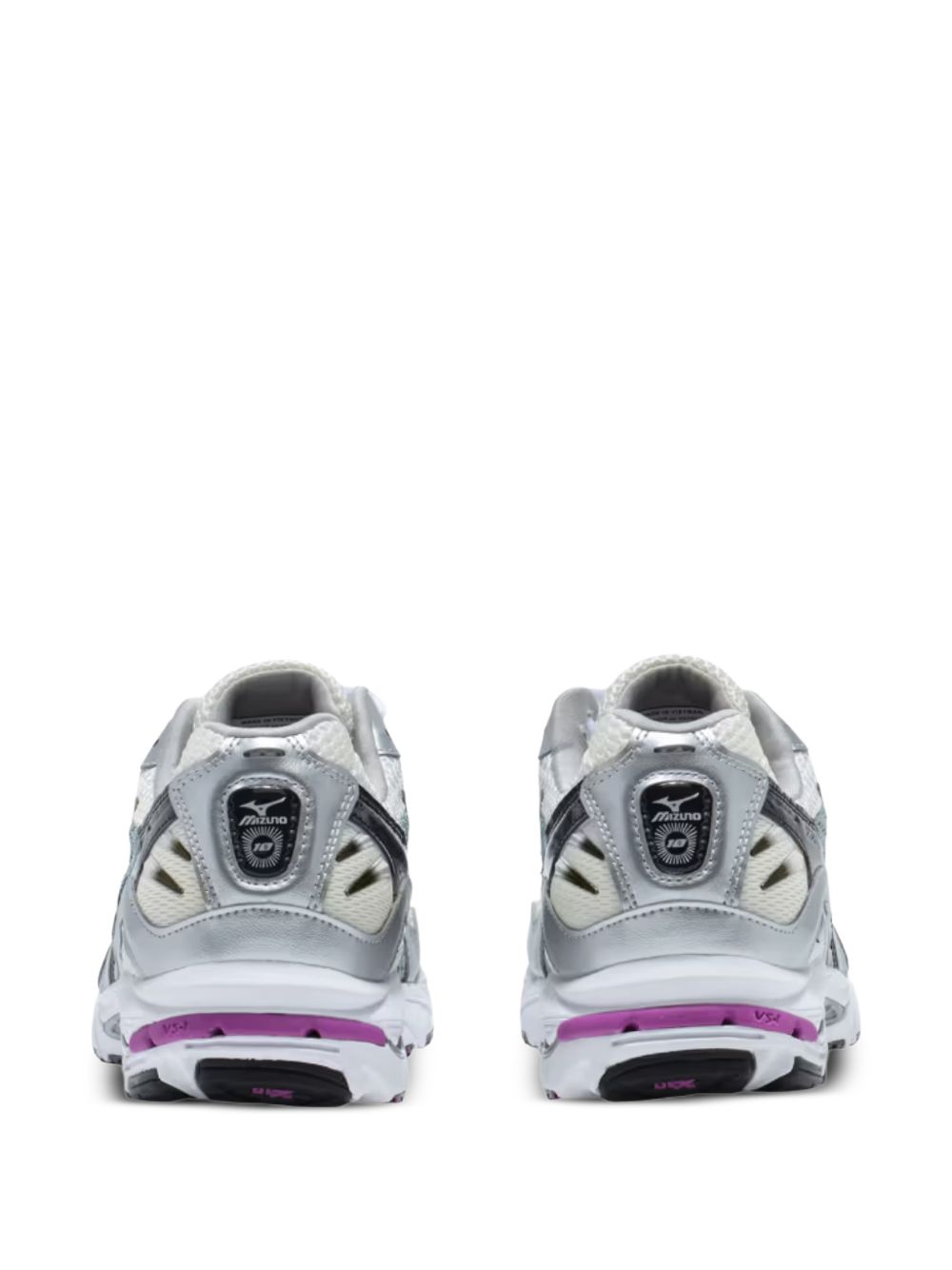 Lace-Up Sneakers With Aquamarine Mesh