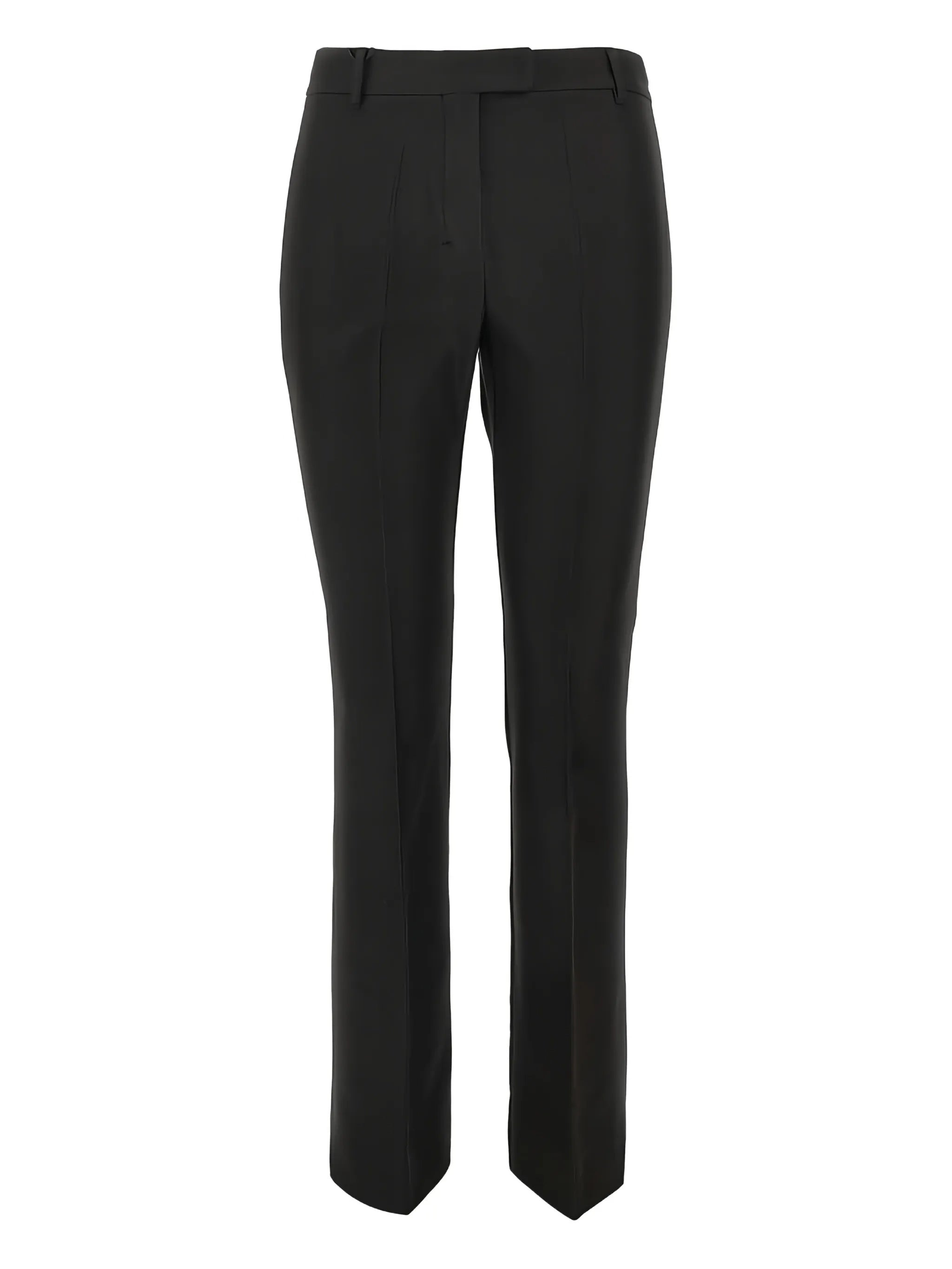 Black Fatina Straight-Leg Tailored Pants