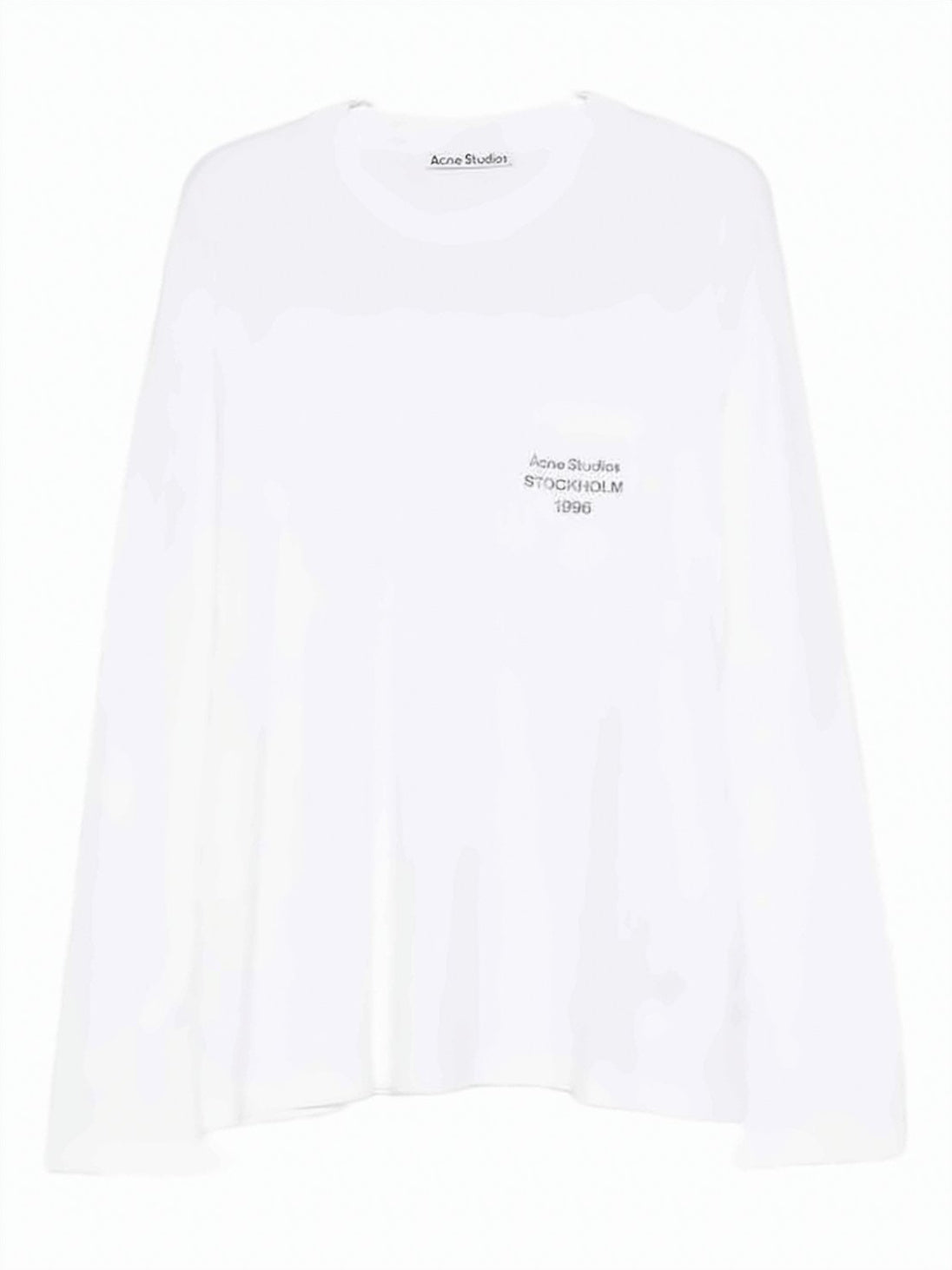 Long-Sleeve Shirt with Textured Fabric and Chest Pocket