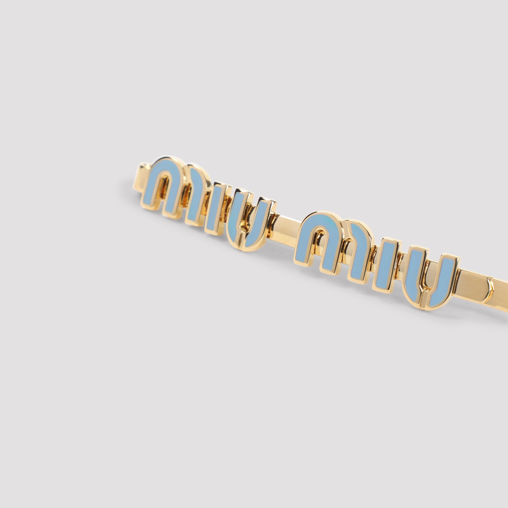 Polished Gold-Tone Brass Hair Clip