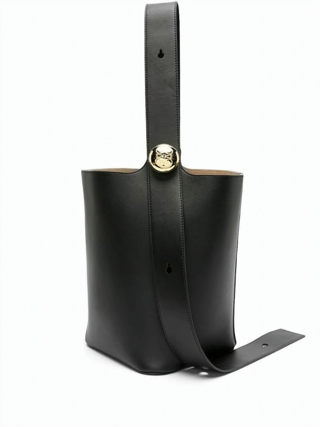 Black Calf Leather Tote