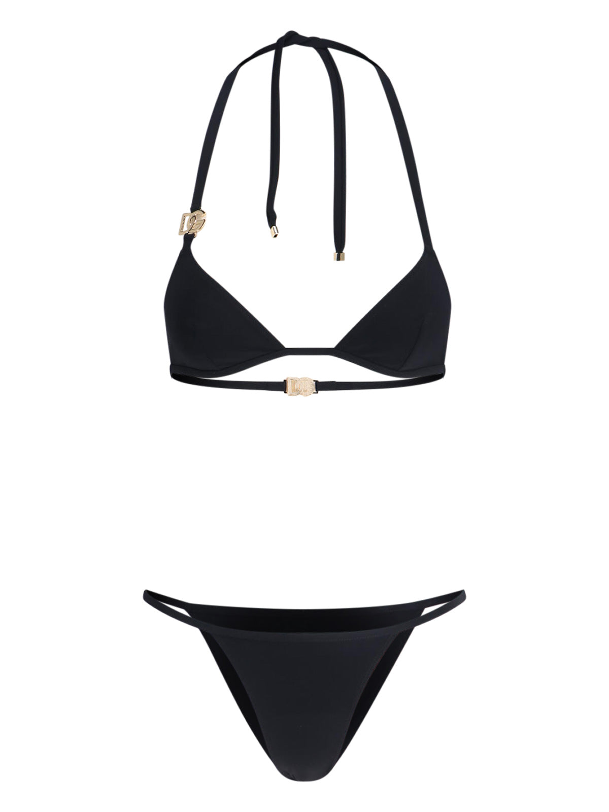 Logo Triangle Bikini – Black