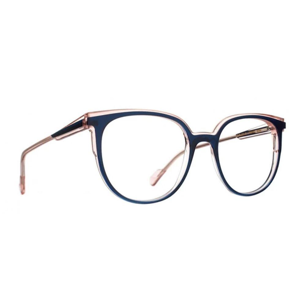 Phantos-Shape Acetate Sunglasses with Gradient Blue