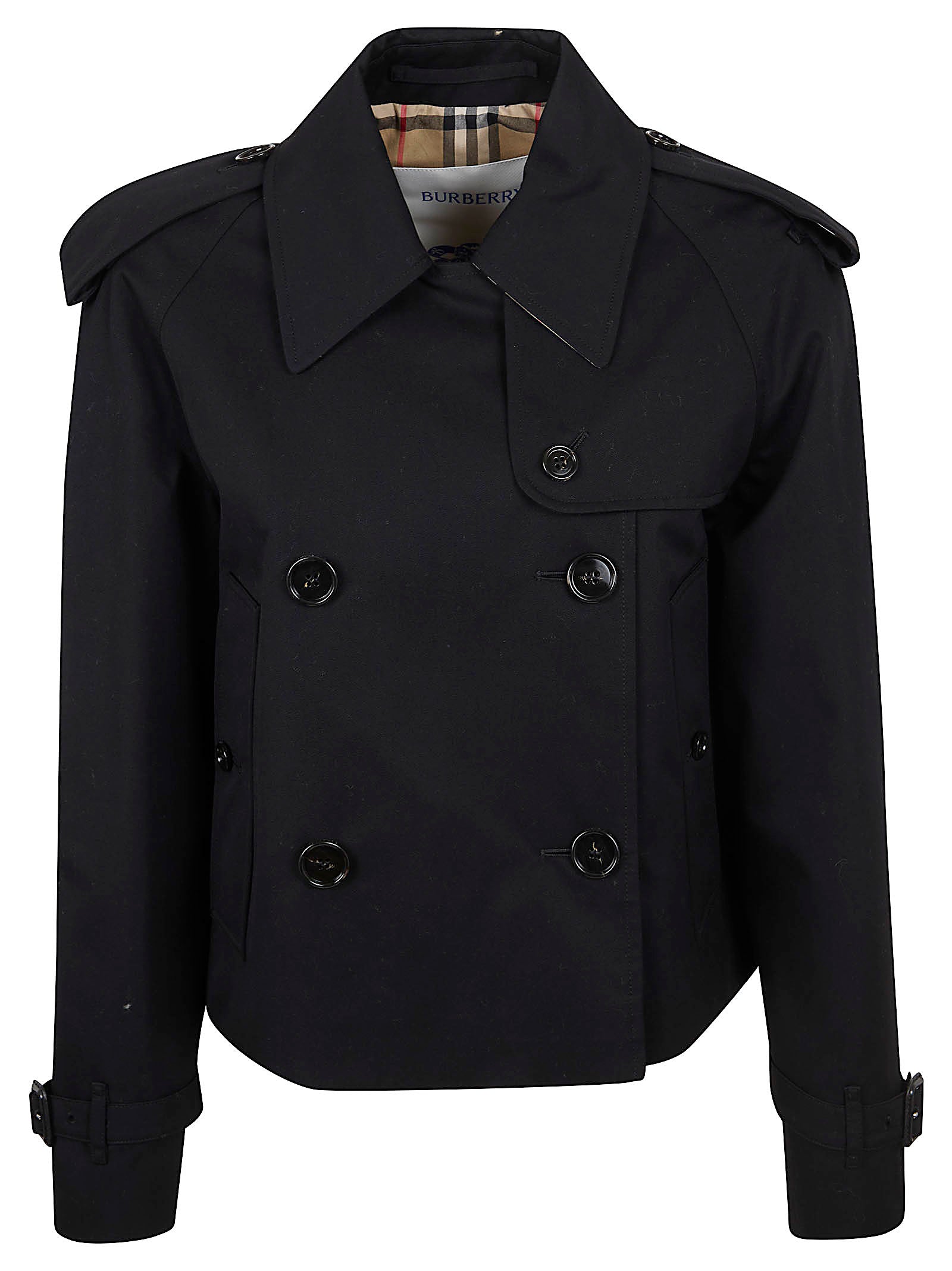Cropped Double-Breasted Jacket