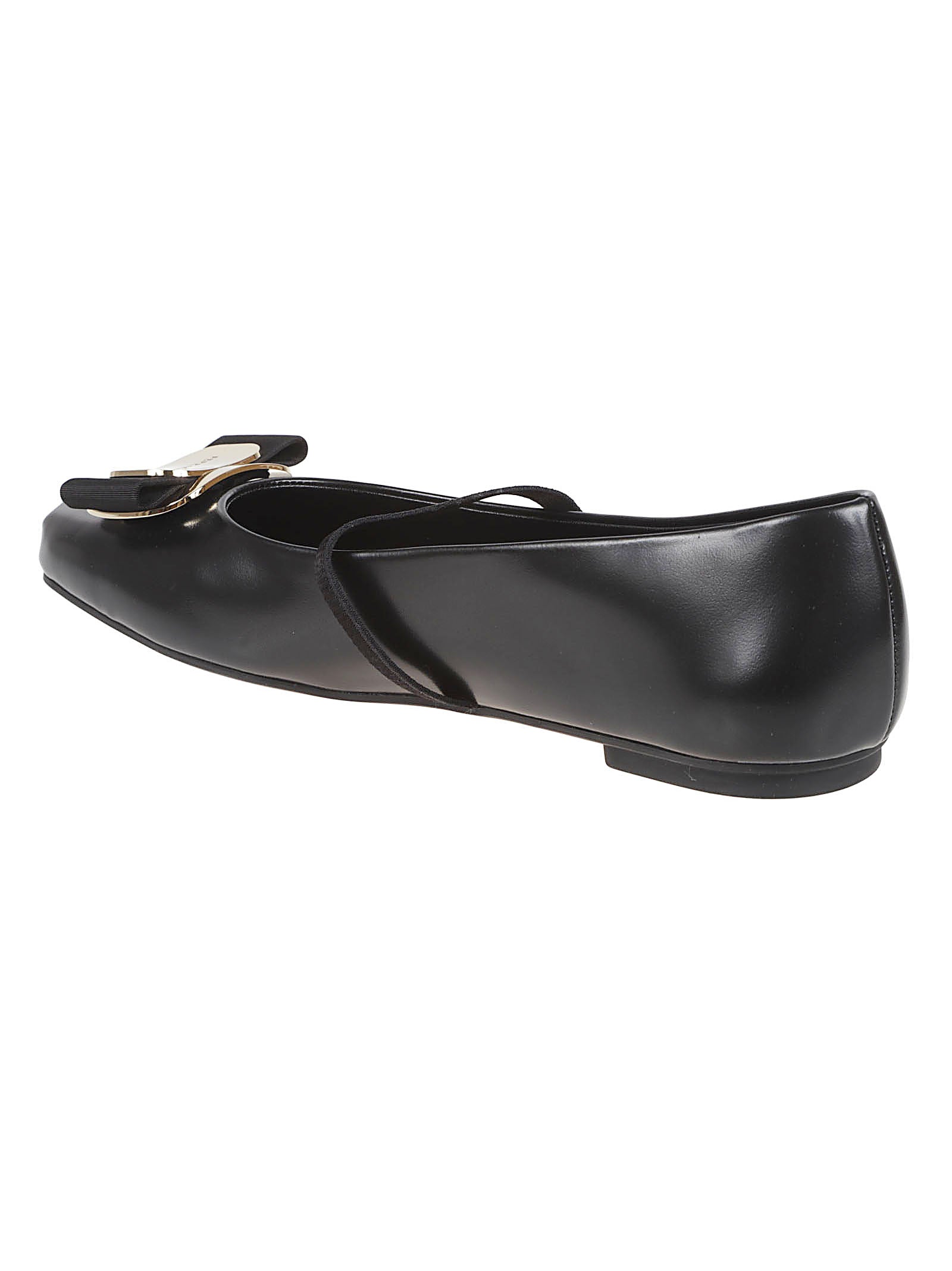 Pointed Toe Flats with Gros-Grain Elastic