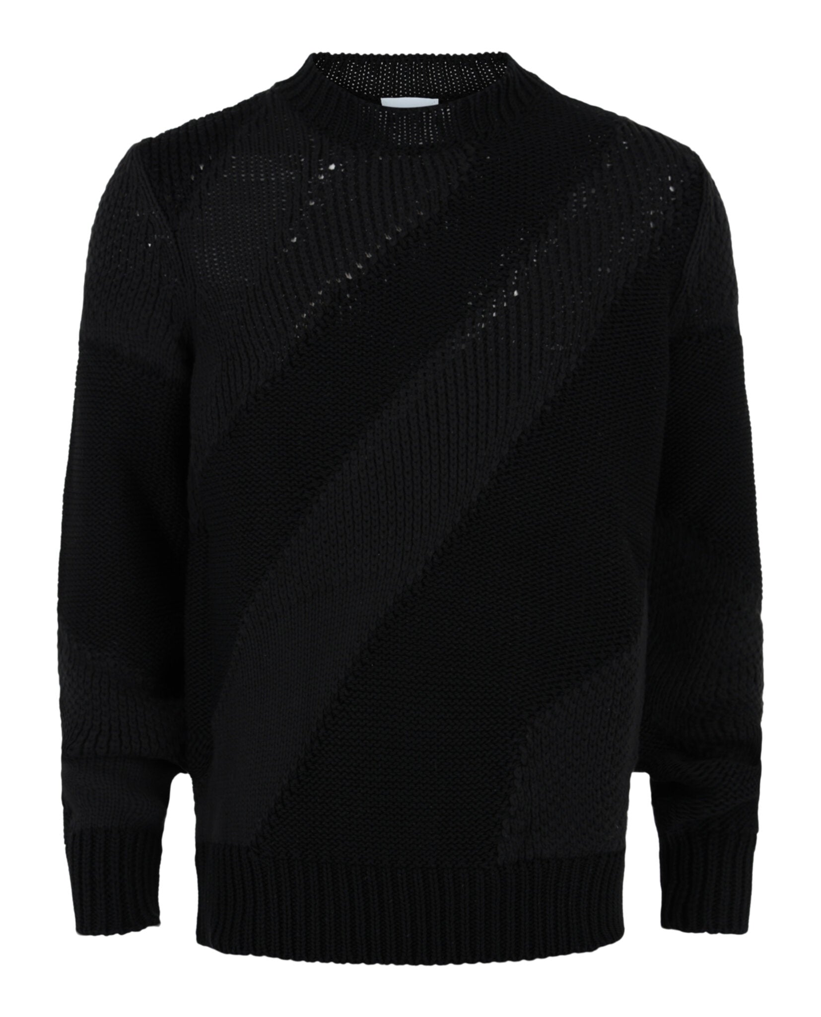 Textured Cable Knit Sweater