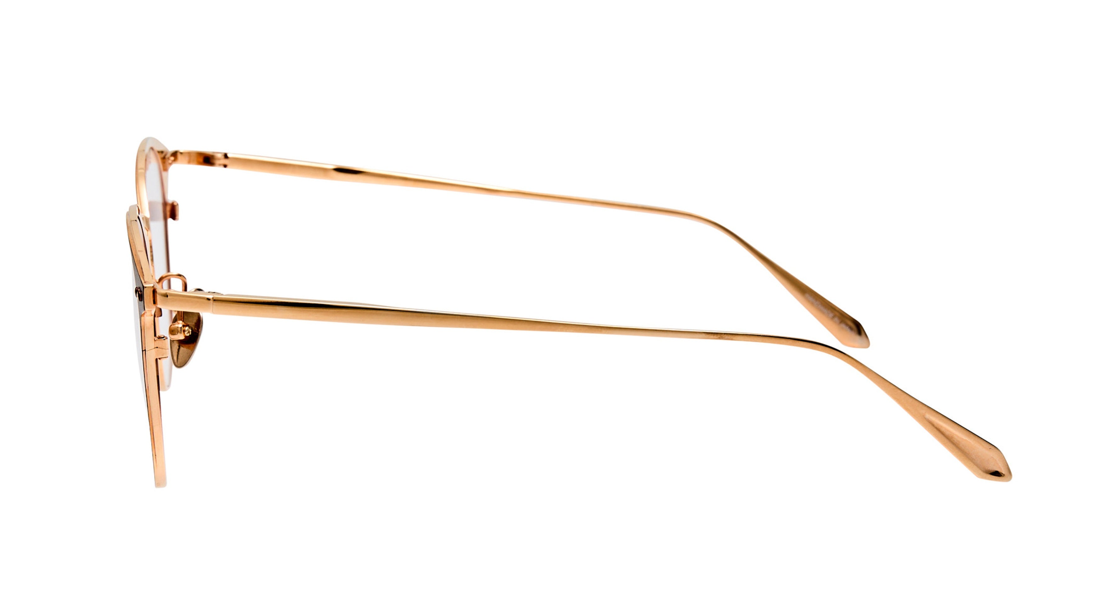 Lfl Thin Metal Frame Round Sunglasses