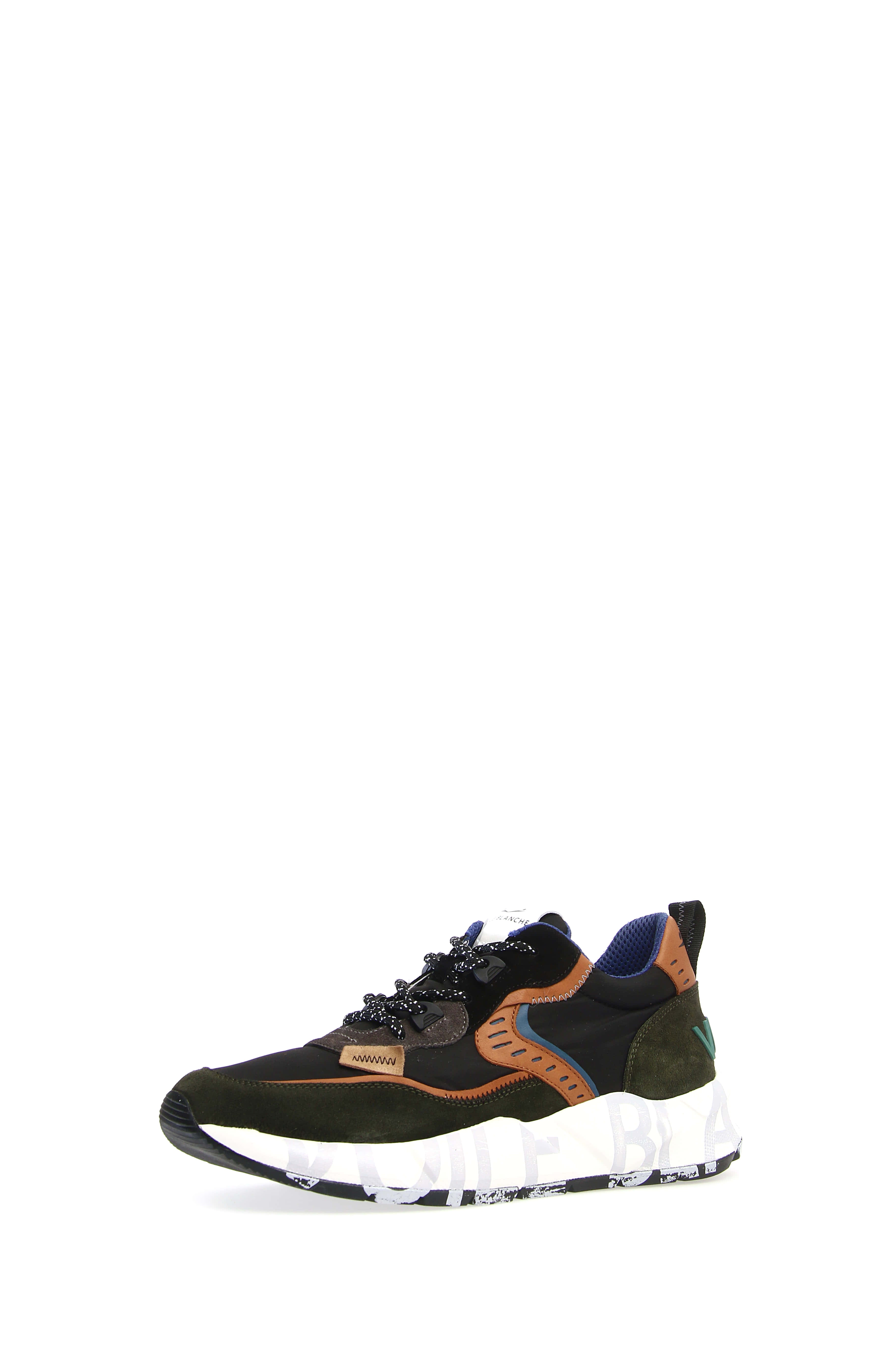 Sporty Casual Laced Shoes With Panel Design
