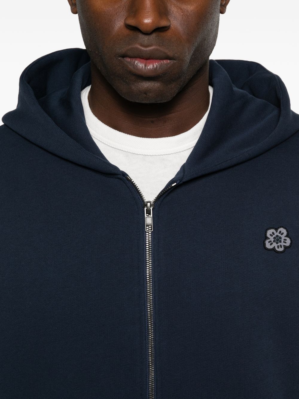 Navy Zip-Up Hoodie