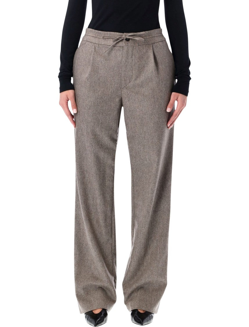 De Saison Harlem Wool-Blend Flannel Trousers