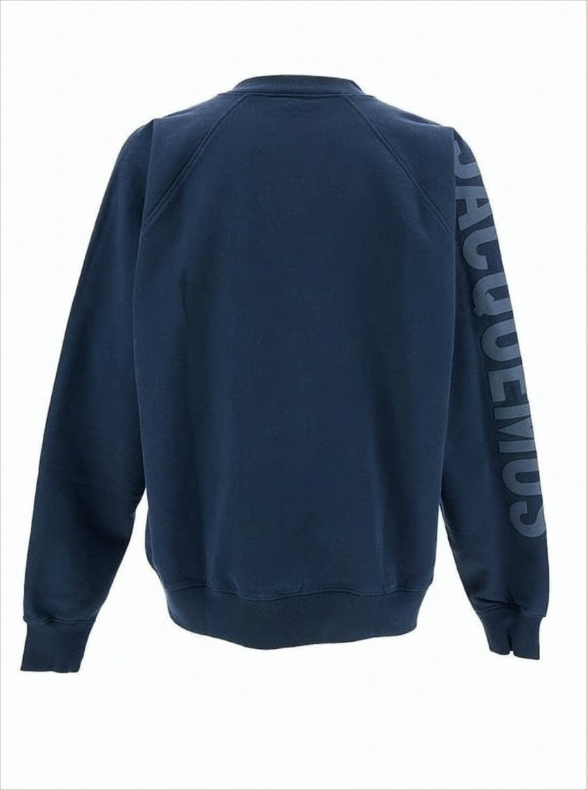 Relaxed-Fit Long Sleeve Sweatshirt with Bold Logo Detail
