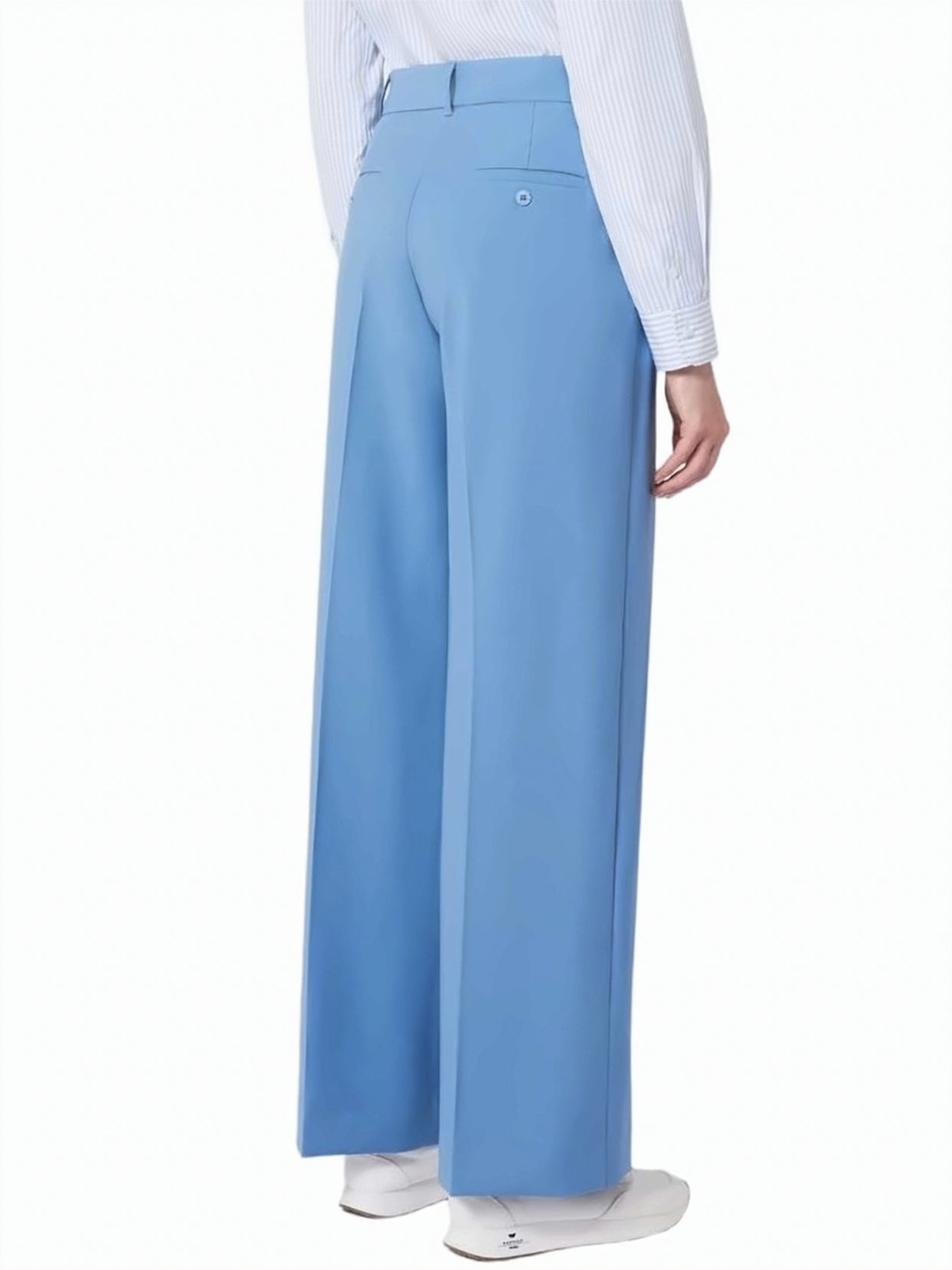 Wkdvisivo Wool Palazzo Trousers
