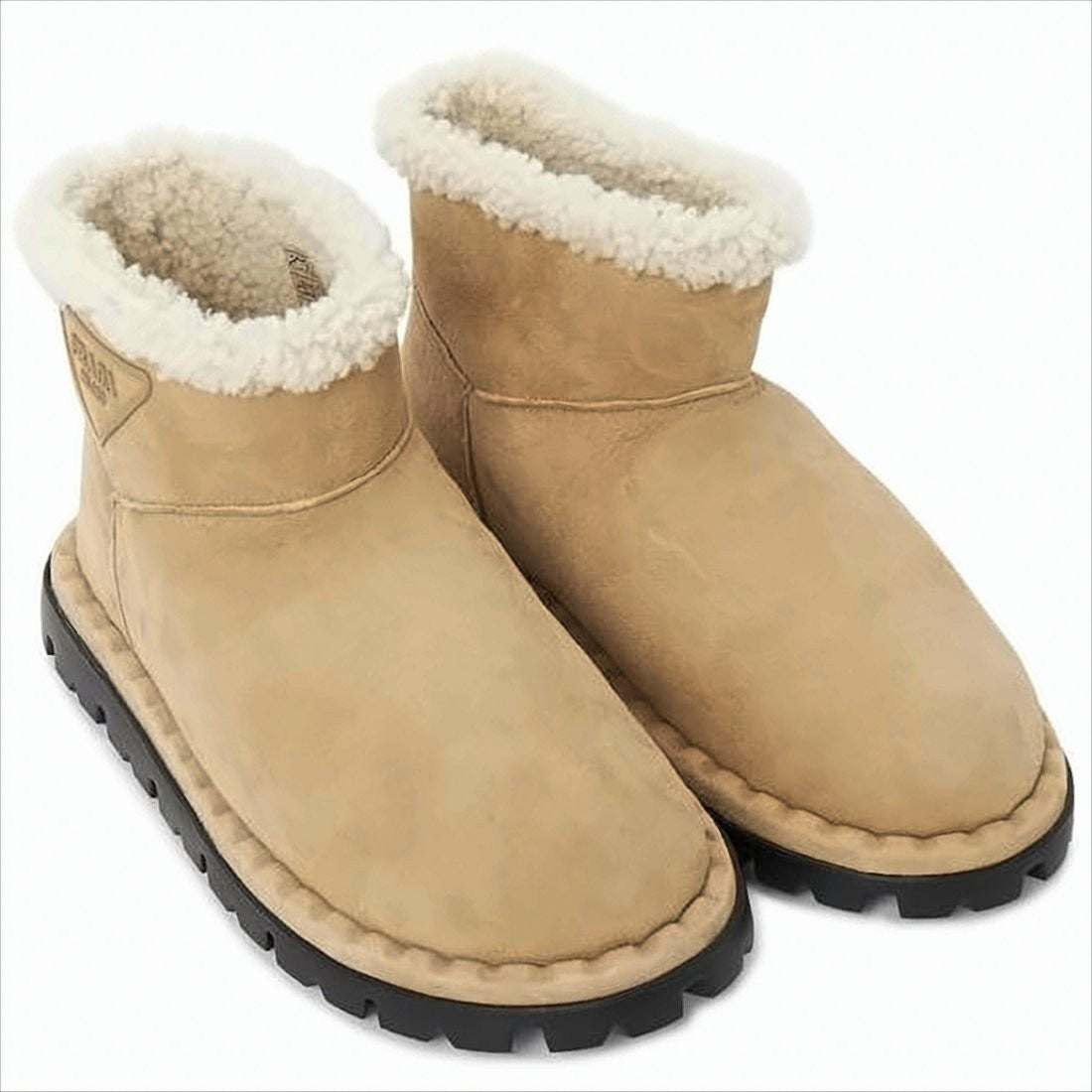 Soft Suede Ankle Boots with Plush Shearling Lining