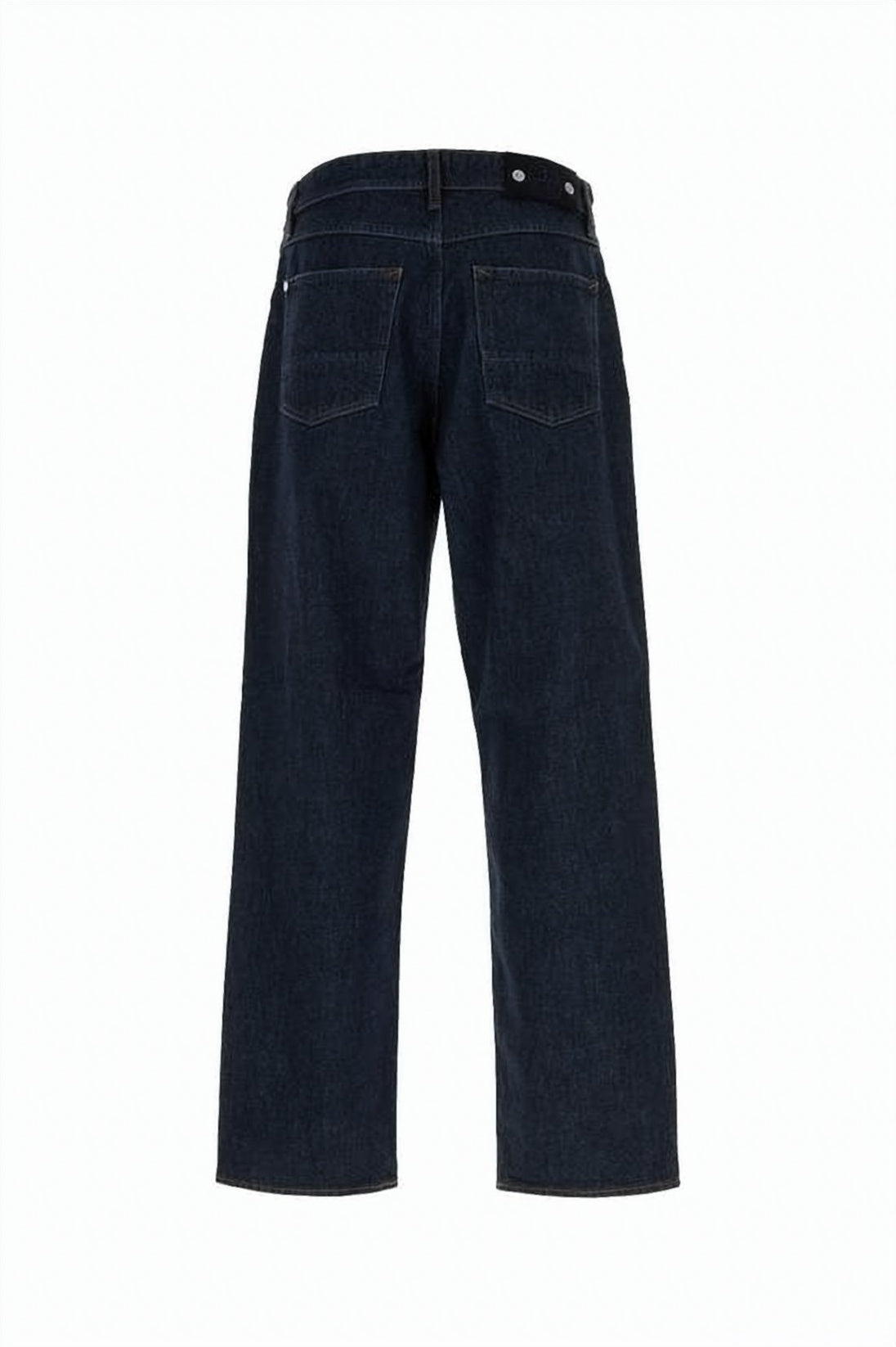 Straight-Leg Indigo Denim Pants