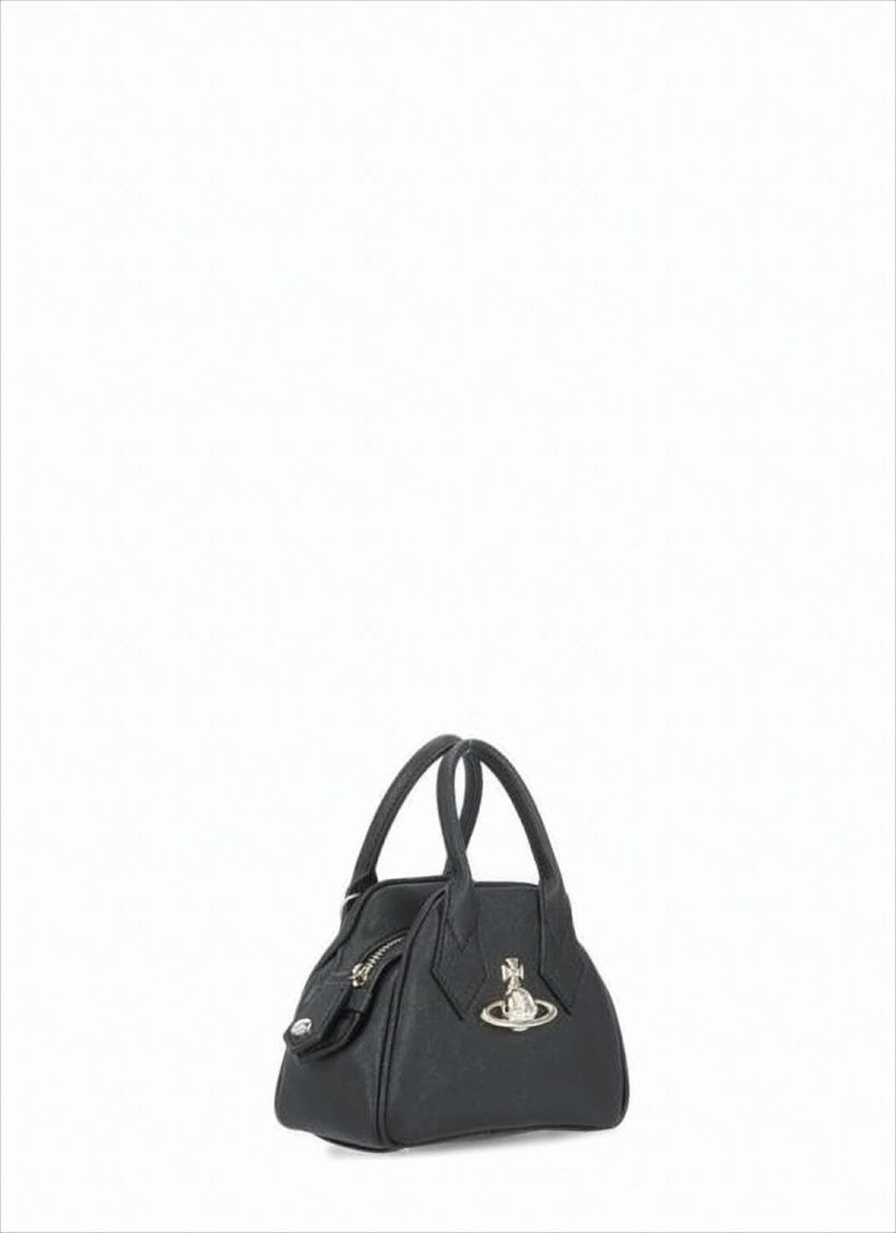 Textured Synthetic Leather Crossbody Bag with Metallic Emblem
