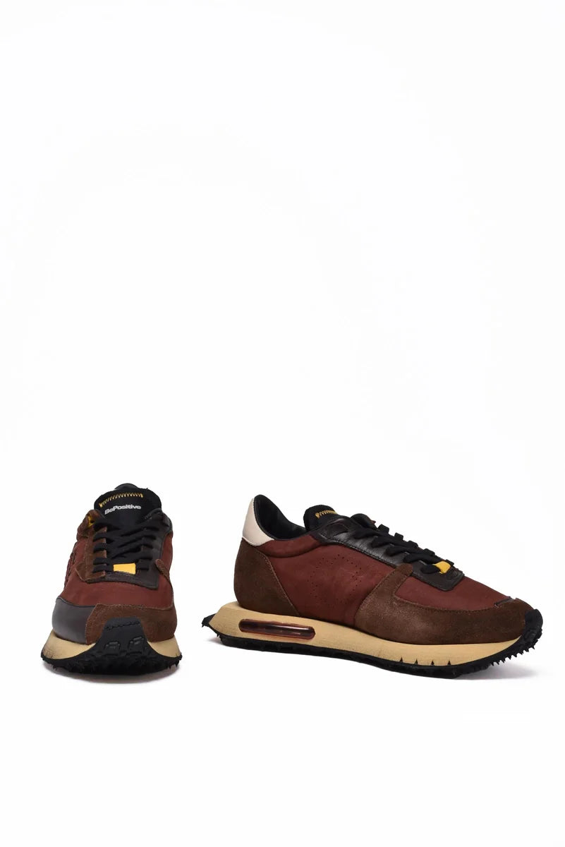 Space Race Sneakers - Brown/Bordeaux