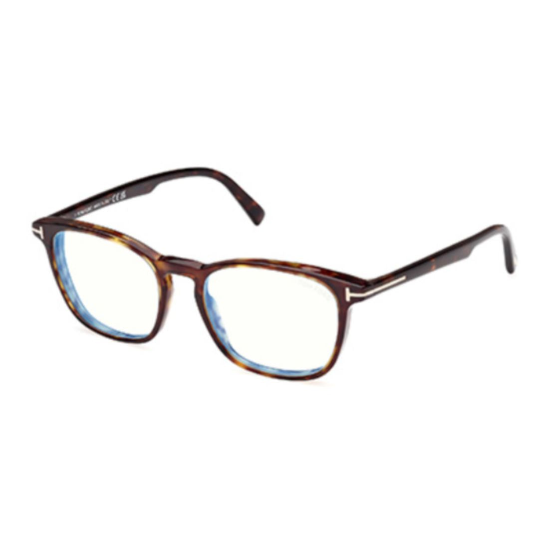 Ft5960-B Rectangular Tortoiseshell Acetate Eyeglasses