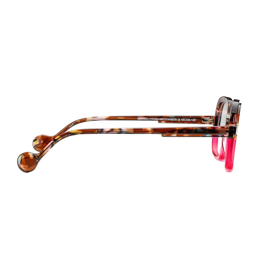 Dominos Geometric Square Acetate Sunglasses